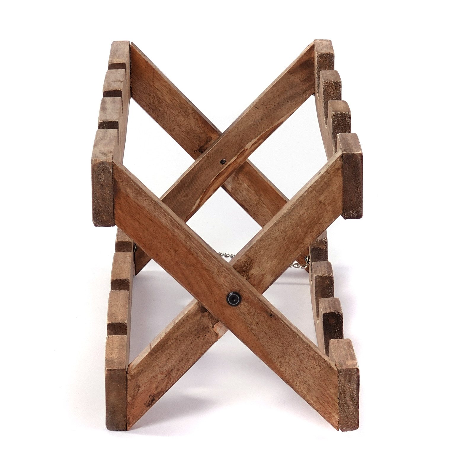 DESIGN DELIGHTS Weinregal WEINREGAL "NINO", Massivholz, 50cm, faltbares Flaschenregal