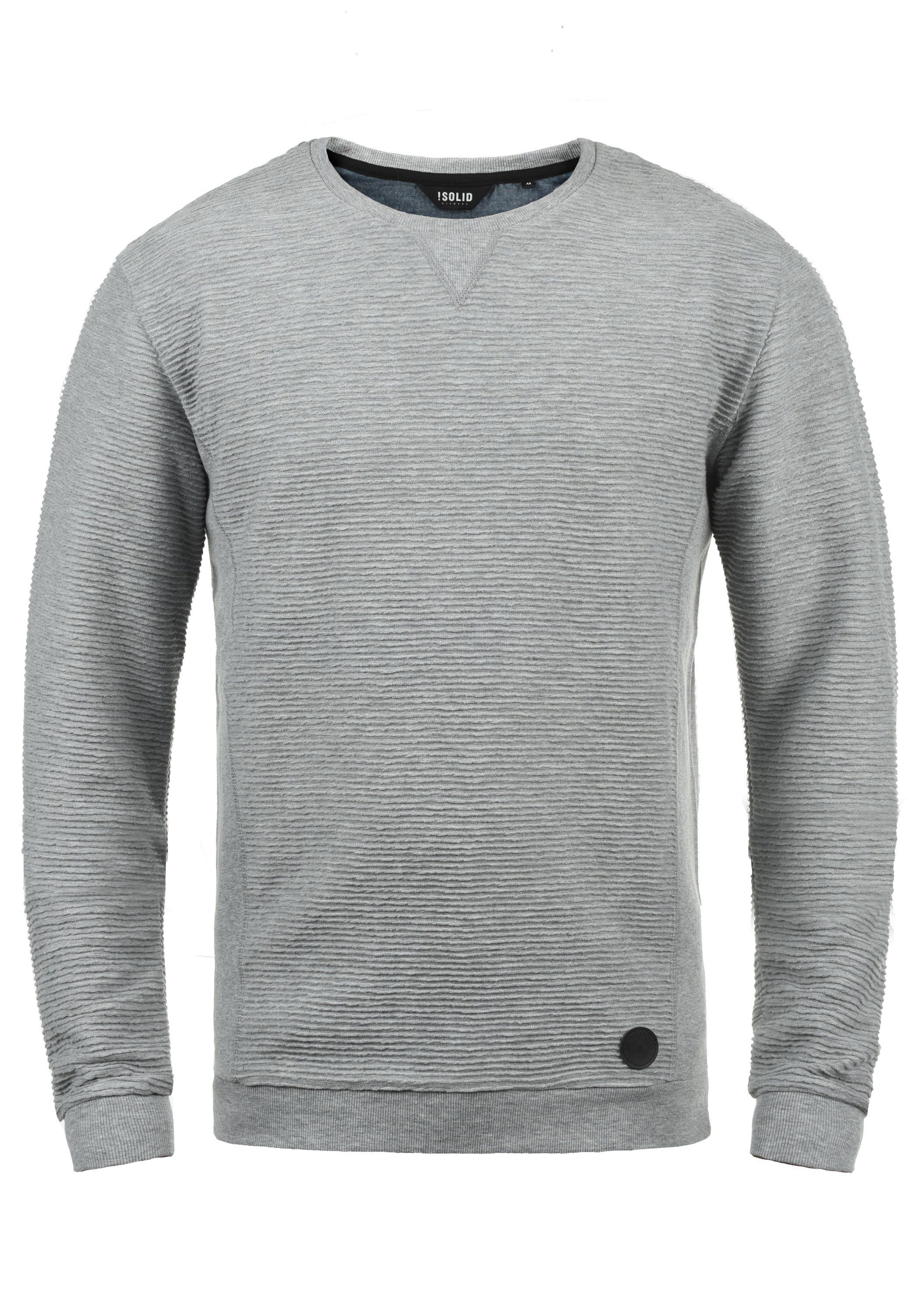 !Solid Sweatshirt SDRico Sweatpullover in gestreifter Optik