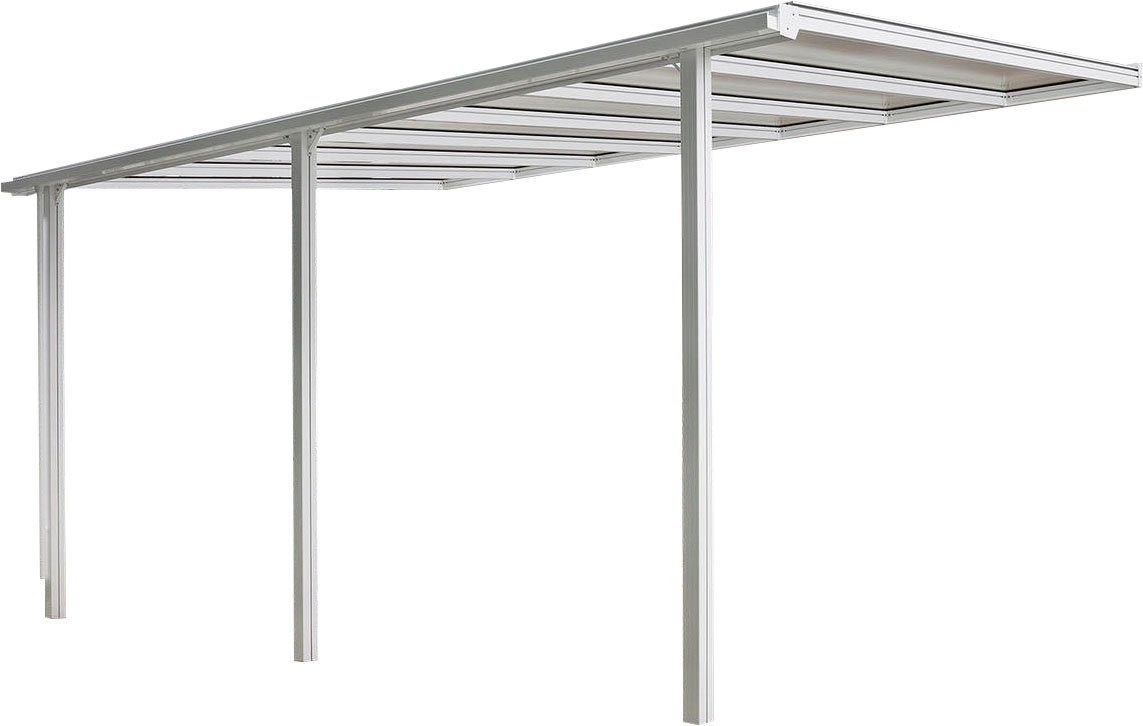 Beckmann Terrassendach TREND Gr. 4, BxT: 435x300 cm, Bedachung Doppelstegplatten