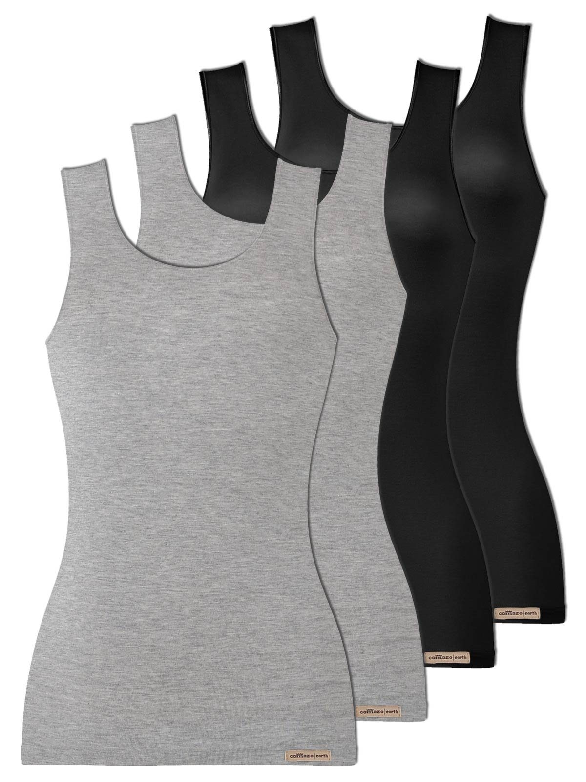 Achselhemd 4er Pack Damen Unterhemd Achselträger 2764