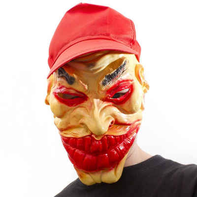 Goods+Gadgets Kostüm Horror Clown "Joker" Maske, Halloween Party Kostüm Verkleidung