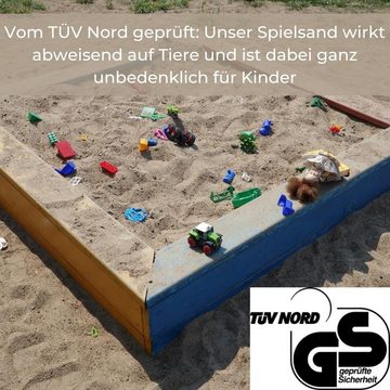 GarPet Spielsand Spielsand Plus 25 Kg TÜV Nord Spielkasten Sand Sandkasten