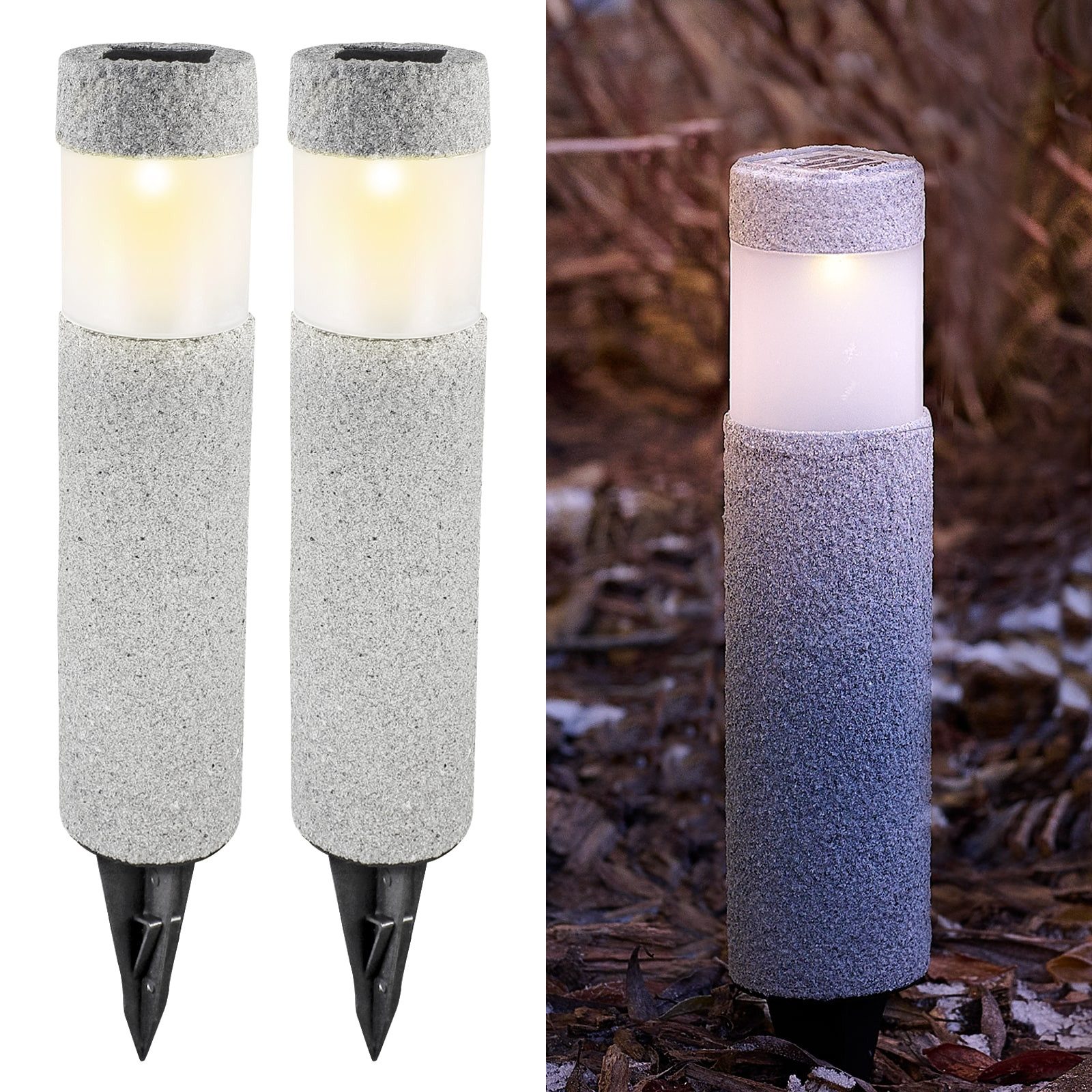 LED Gartenleuchte Solarlichter onyX