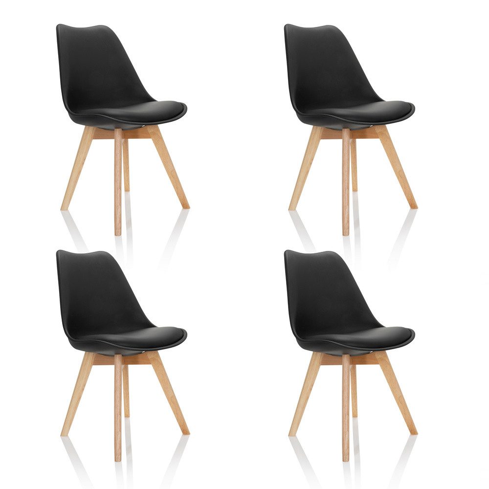 hjh OFFICE Schalenstuhl Schalenstuhl 4er Pack günstig online kaufen