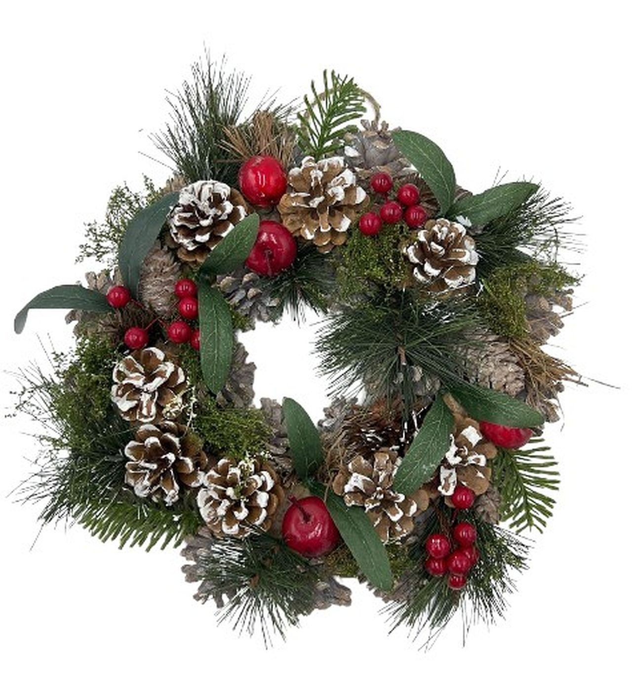 Small-Preis Dekokranz Türkranz Ø 30 cm – Handarbeit aus Zapfen mit saisonal günstig online kaufen