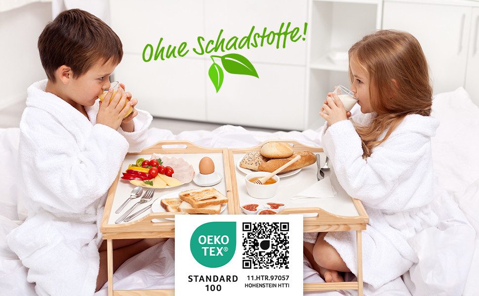 Arus Kinderbademantel für Jungen und Mädchen, mit Kapuze, in vielen Farben erhältlich, 100% Baumwolle, Kapuze, Gürtel, mit zwei Taschen, farbenfroh – Bild 5 von 5