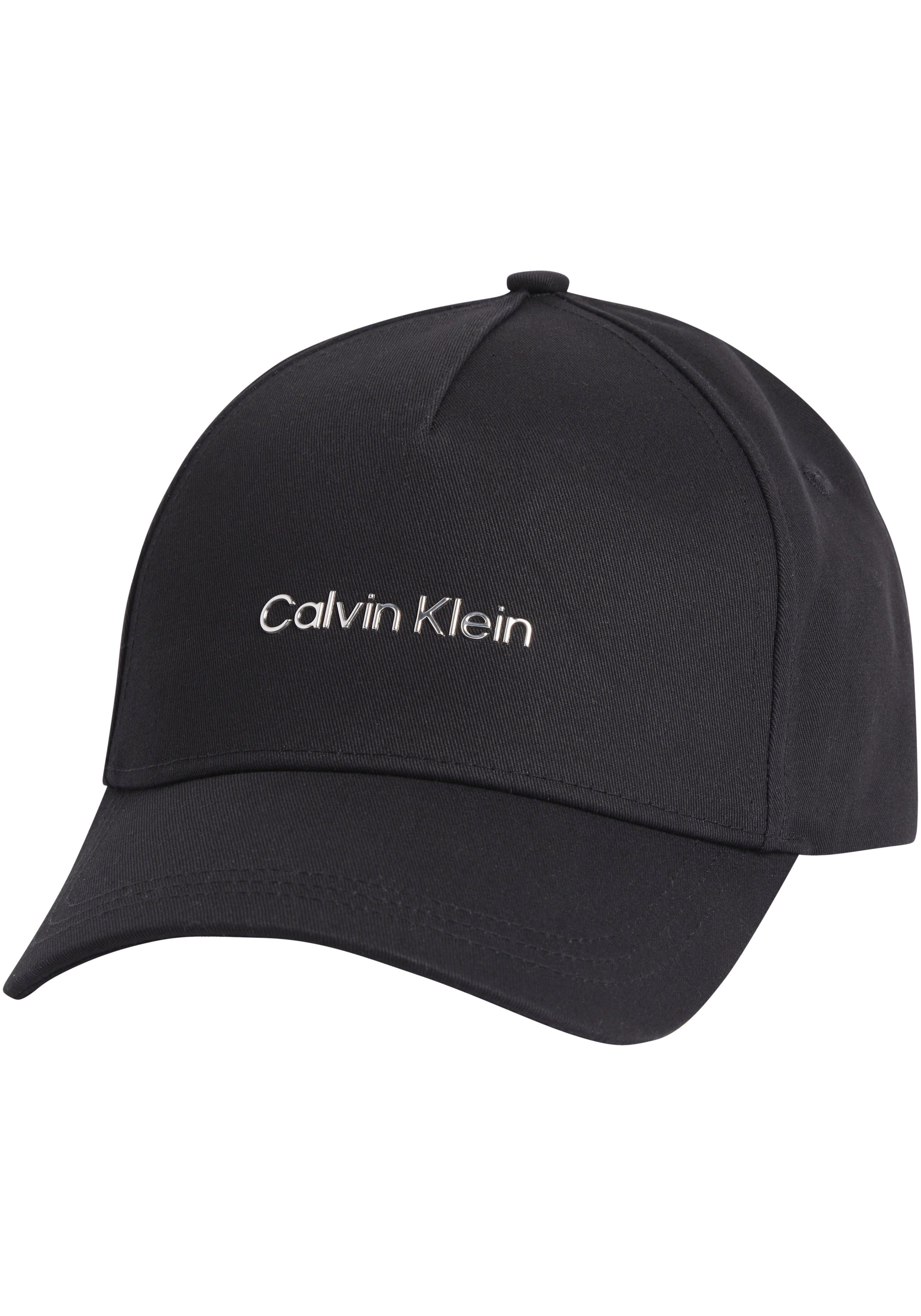 Calvin Klein Baseball Cap mit Metall-Schriftzug Ck Black