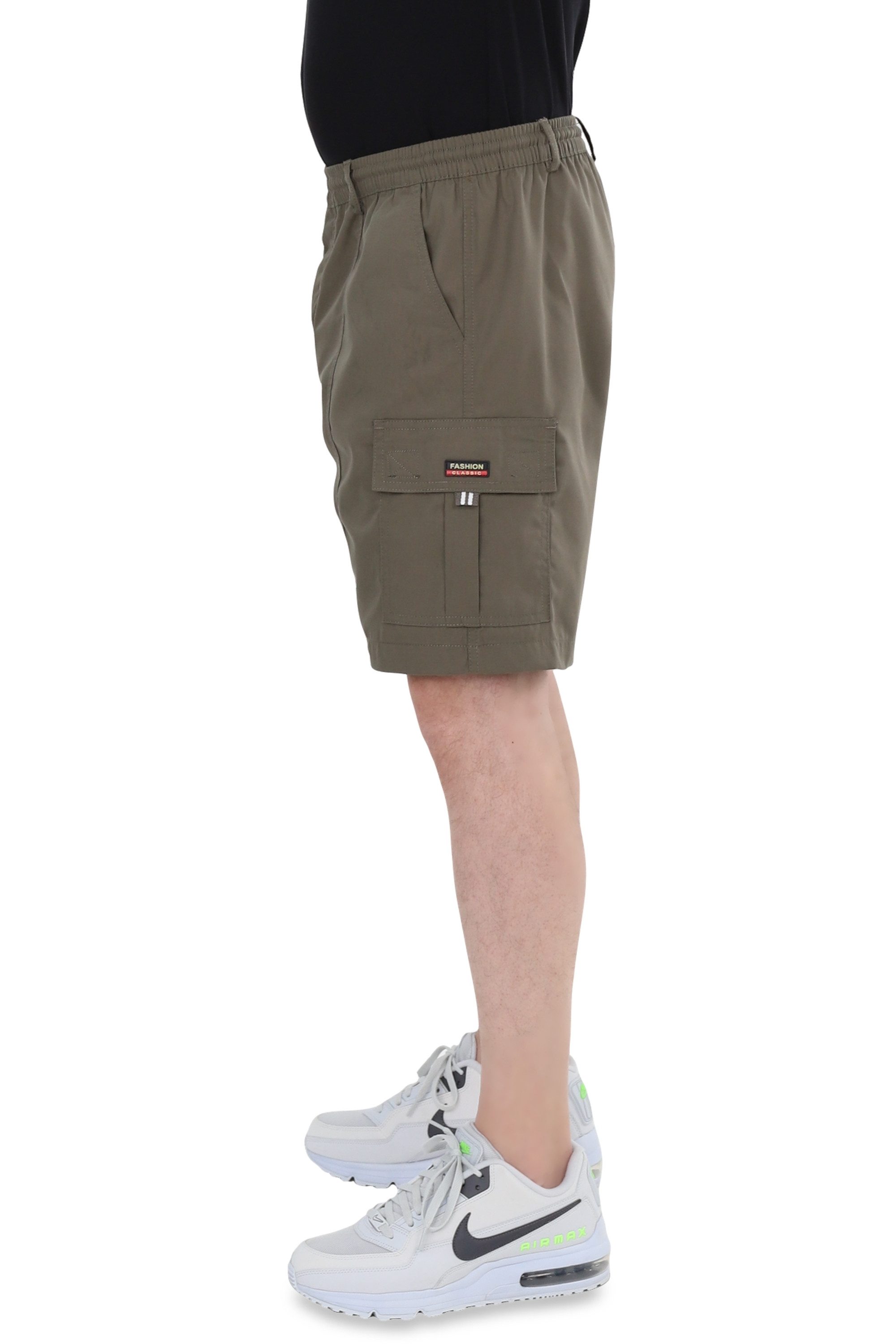 Ben Creek Cargobermudas QSH01K Bermuda mit Cargo Taschen, kurze Herren Hose, Short mit Dehnbund – Bild 2 von 5