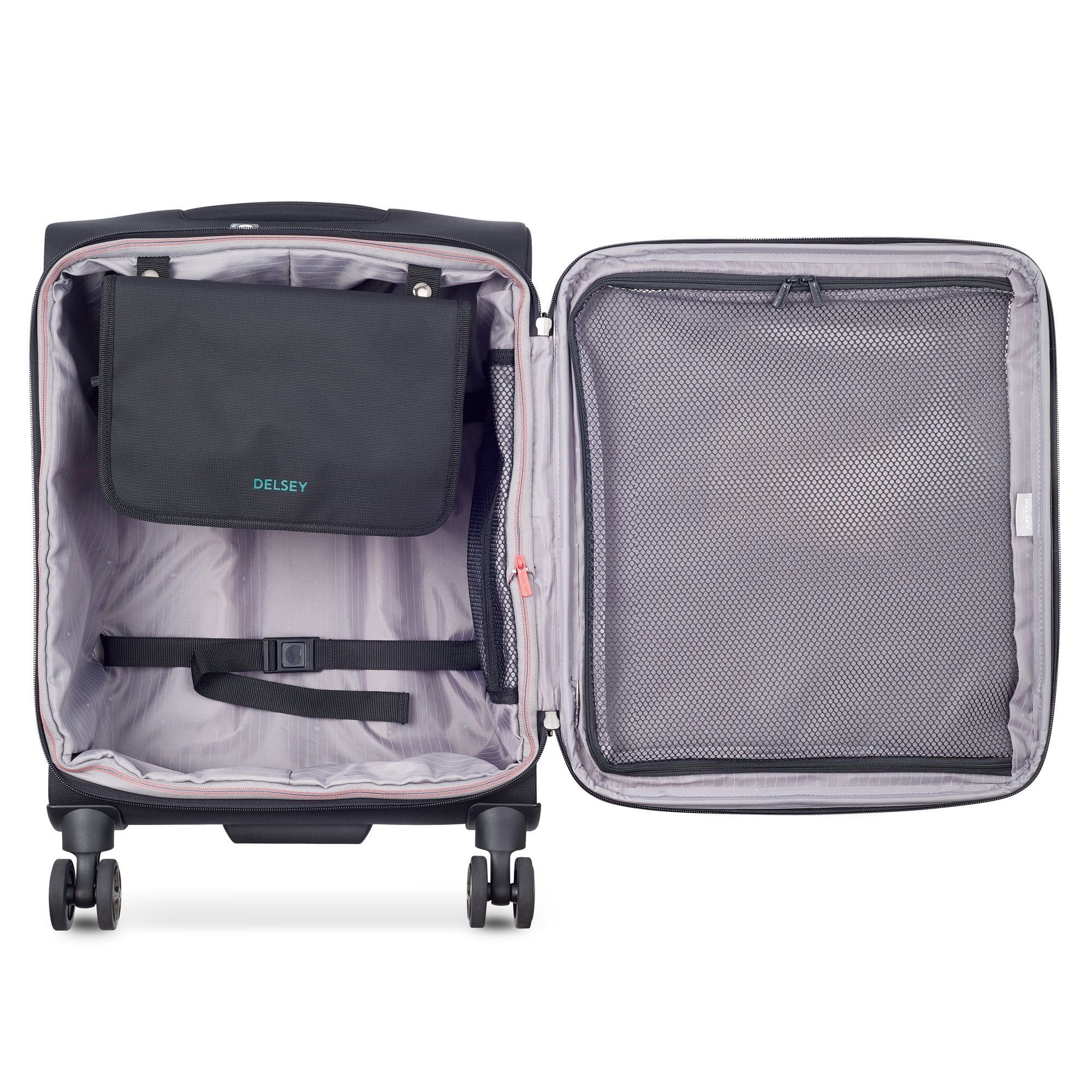 Delsey Paris Handgepäck-Trolley Helium Dlx, 4 Rollen, Polyester
