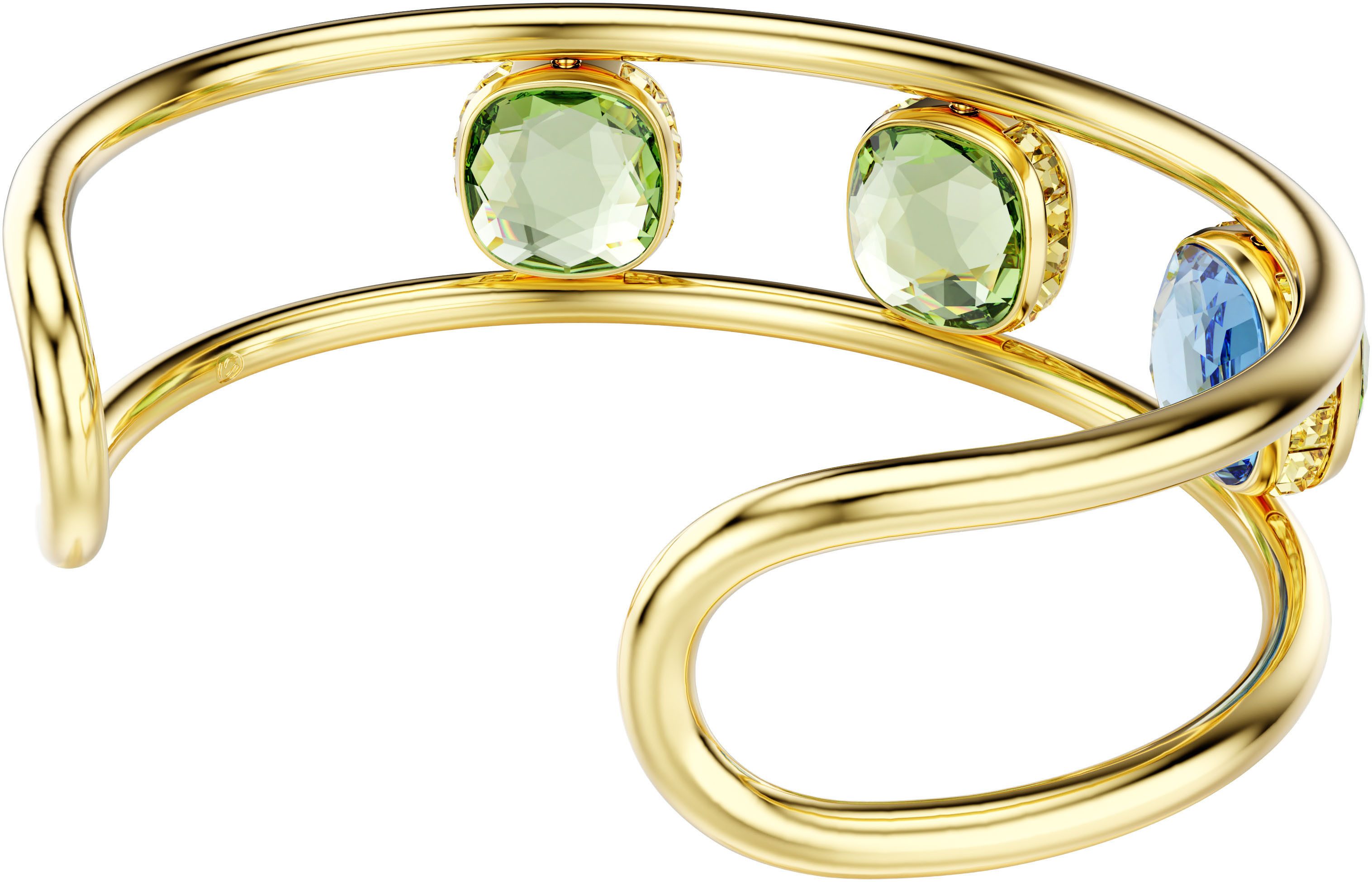 Swarovski Armspange Schmuck Geschenk Chroma Armreif, mit Swarovski® Kristall