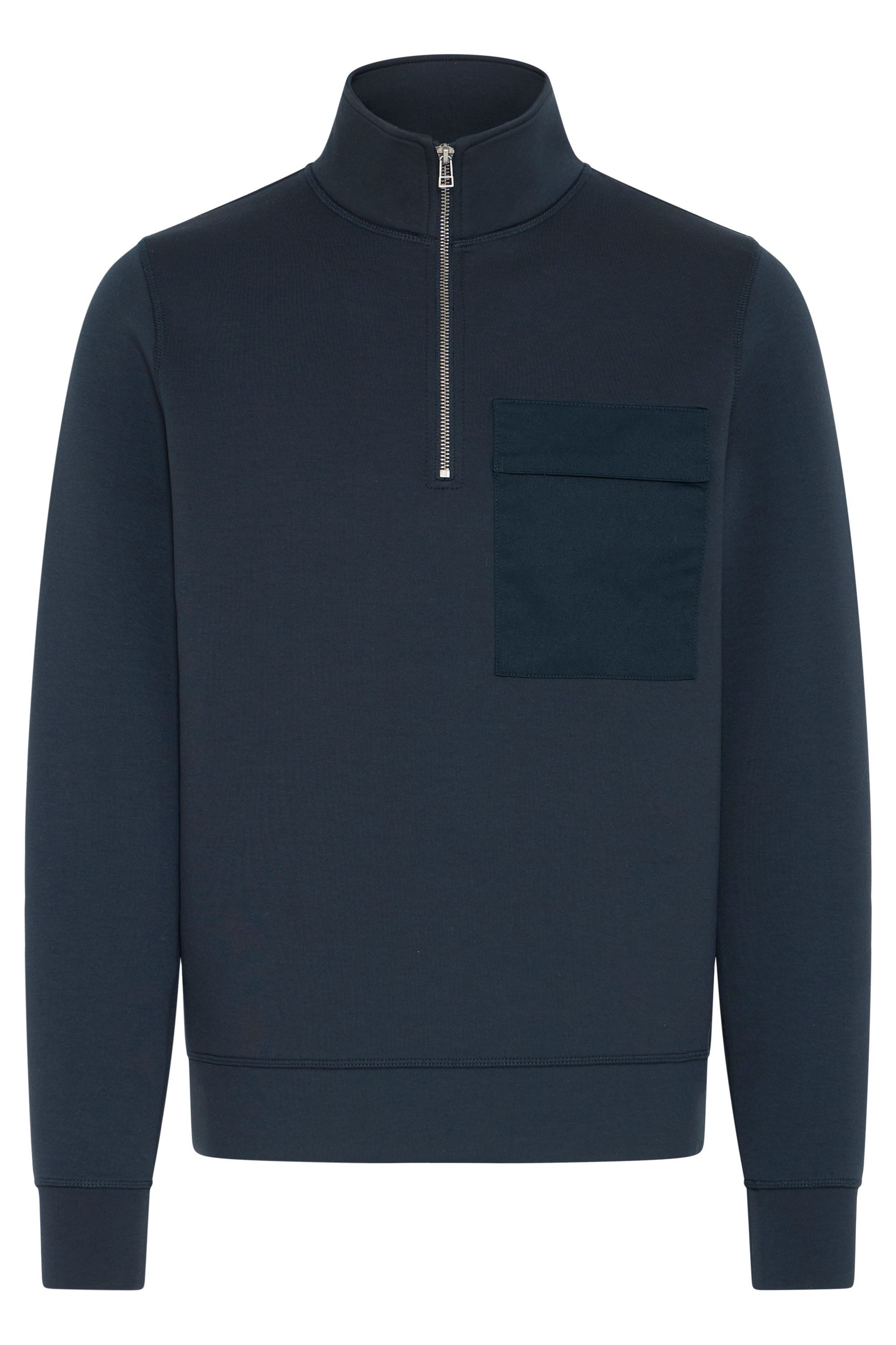 Casual Friday Longsweatshirt CFRO viscose sweat Modischer Troyer mit Brustt günstig online kaufen