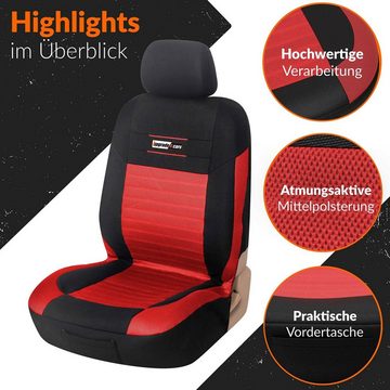 Upgrade4cars Autositzbezug Auto-Sitzbezüge Universal, 9-teilig, Auto-Sitzbezug Universal, Auto-Zubehör