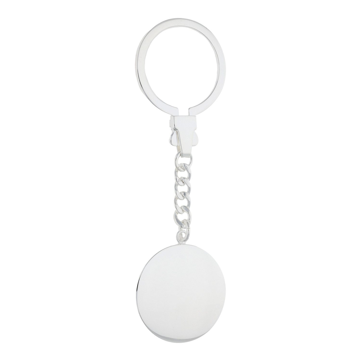 JuwelmaLux Schlüsselanhänger Set JuwelmaLux Schlüsselanhänger Silber 925 rund, glanz matt JL14-01-0457