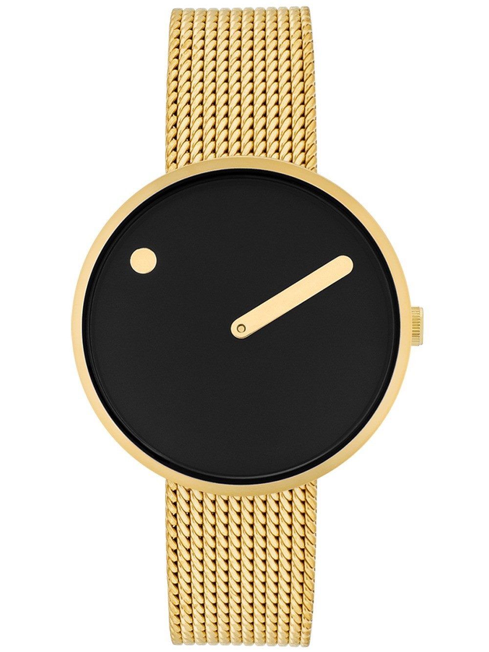 PICTO Quarzuhr Picto 34087-0914G Black Unisex 34mm 5ATM Picto 34087-0914G Black Unisex 34mm 5ATM
