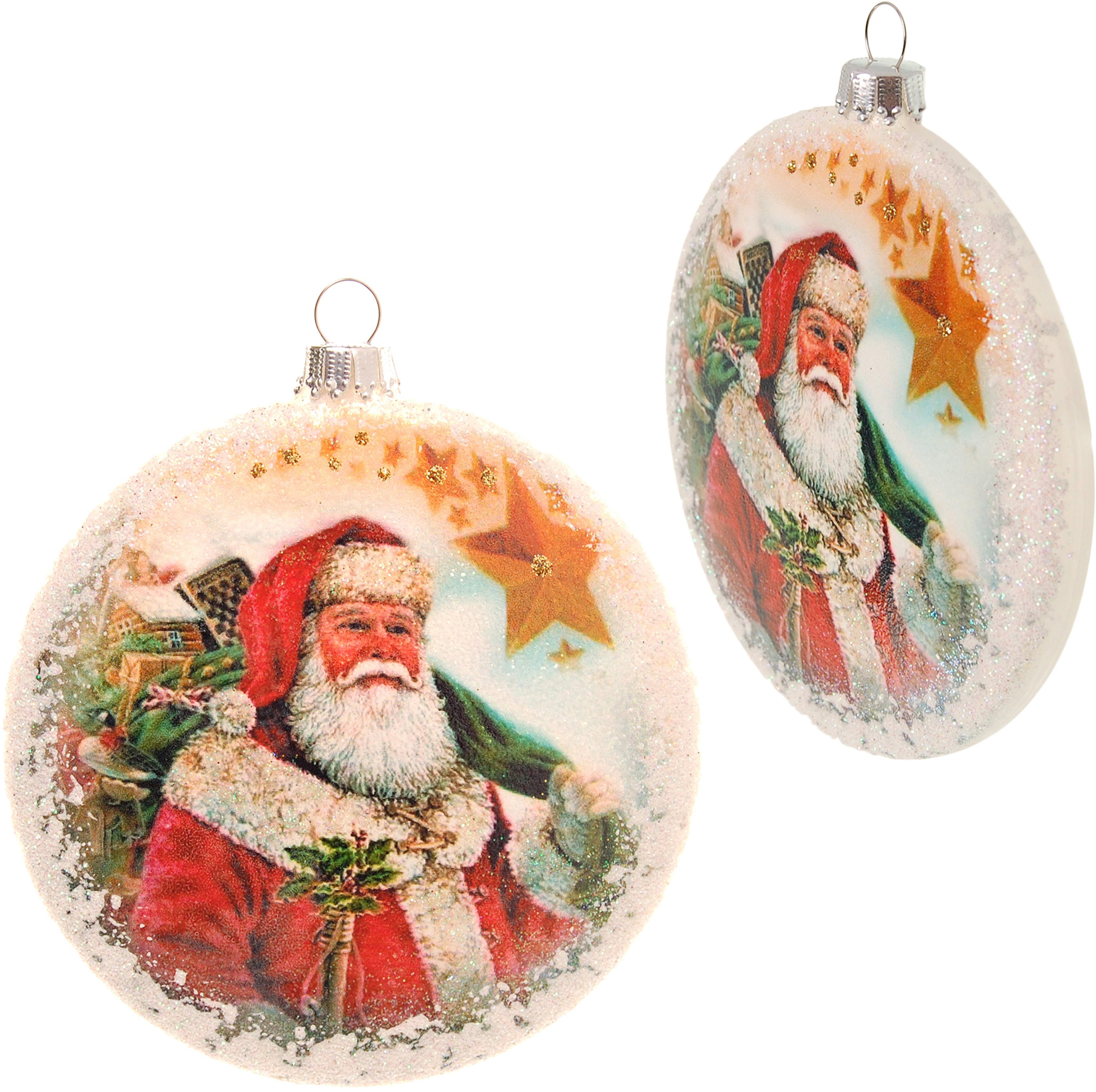 Weihnachtsbaumkugel KGL03641, Weihnachtsdeko, Christbaumschmuck, Christbaumkugeln Glas