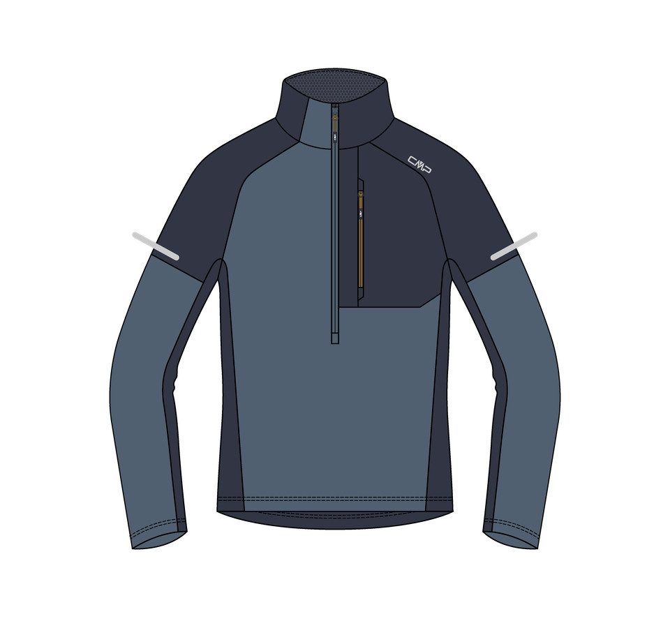 CMP Rollkragenshirt MAN SWEAT