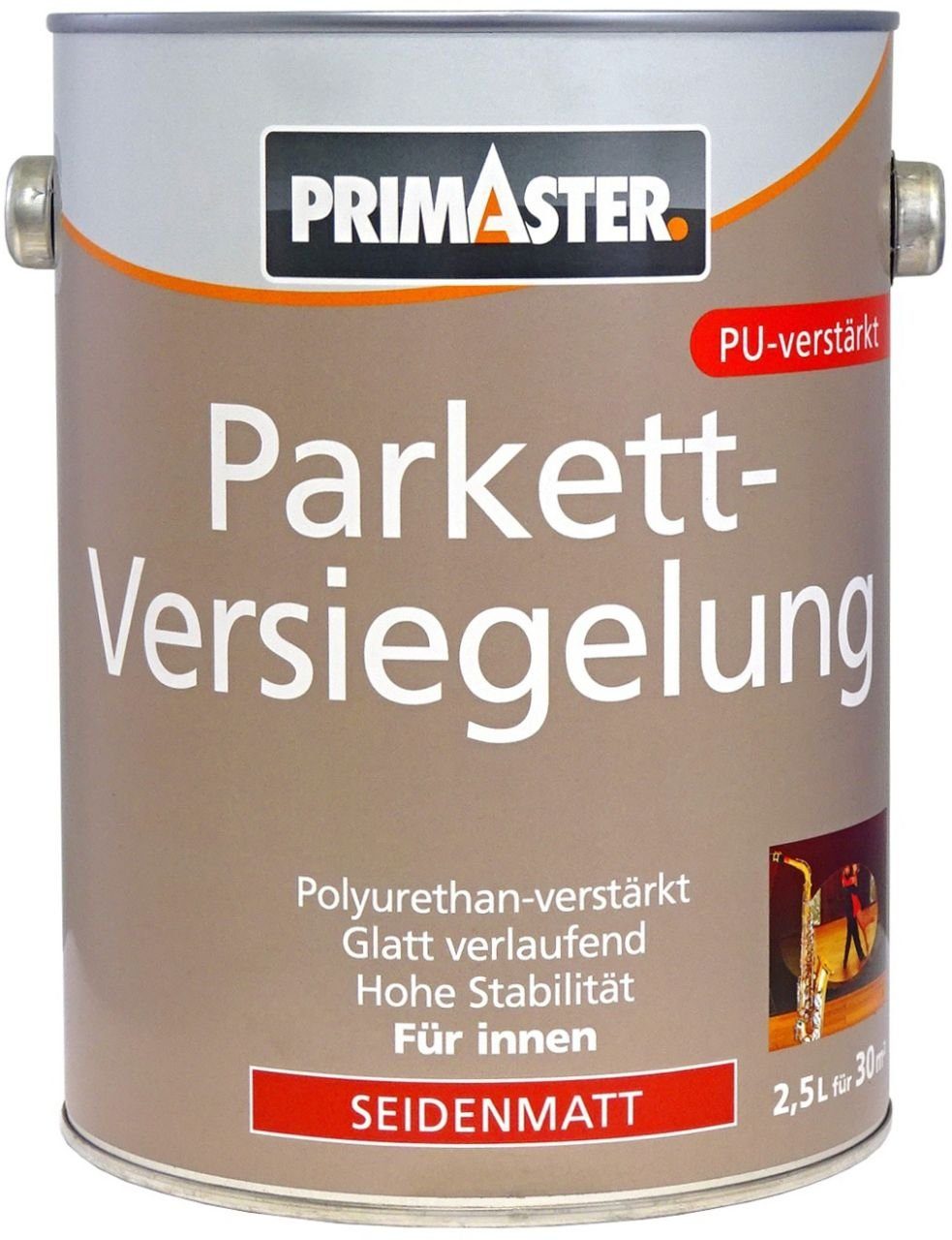 Primaster Klarlack Primaster Parkettversiegelung 2,5 L seidenmatt