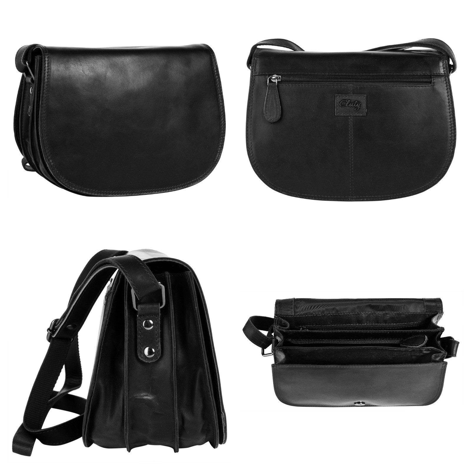 Cluty Umhängetasche, echt Leder günstig online kaufen