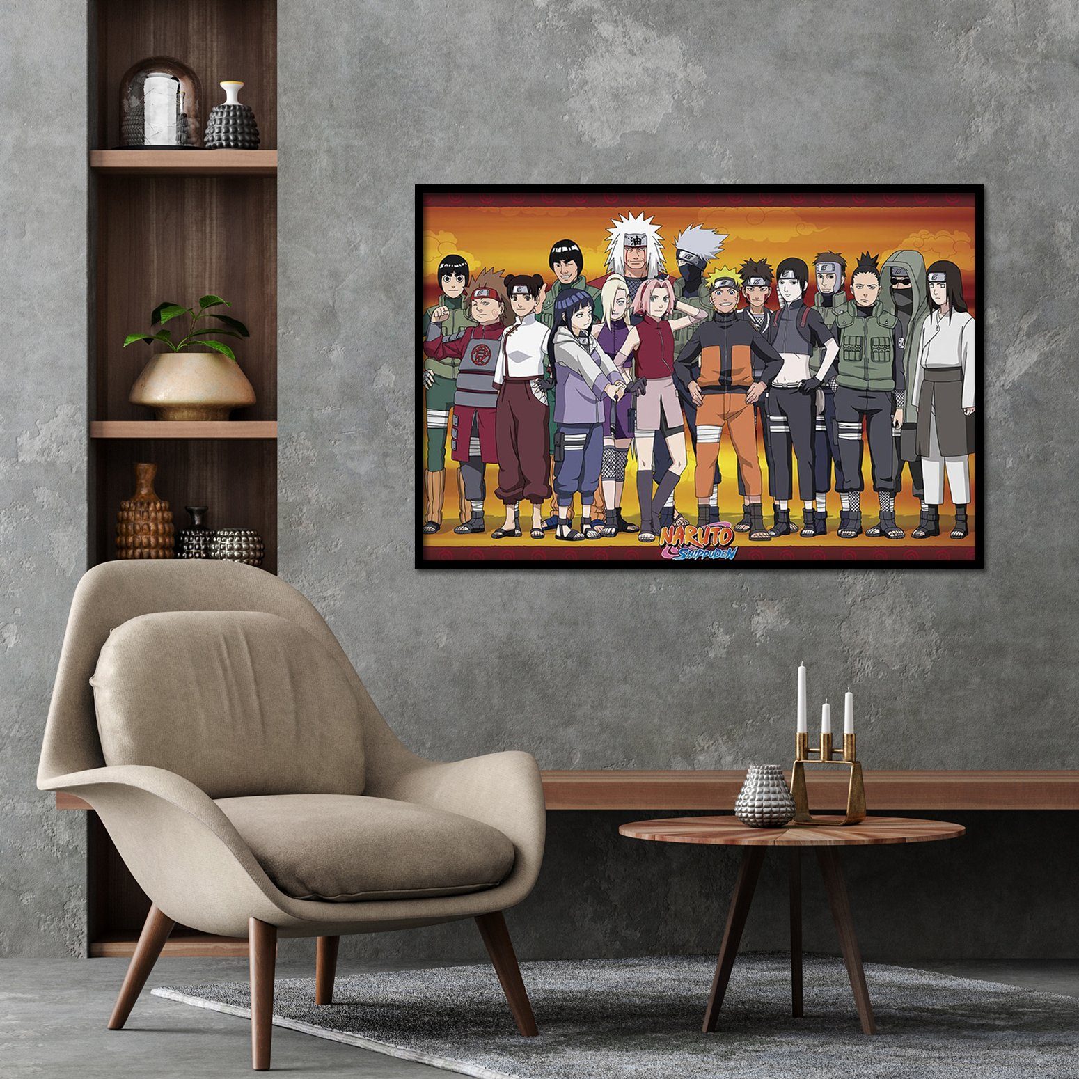 ABYstyle Poster Naruto Shippuden Poster Konoha günstig online kaufen
