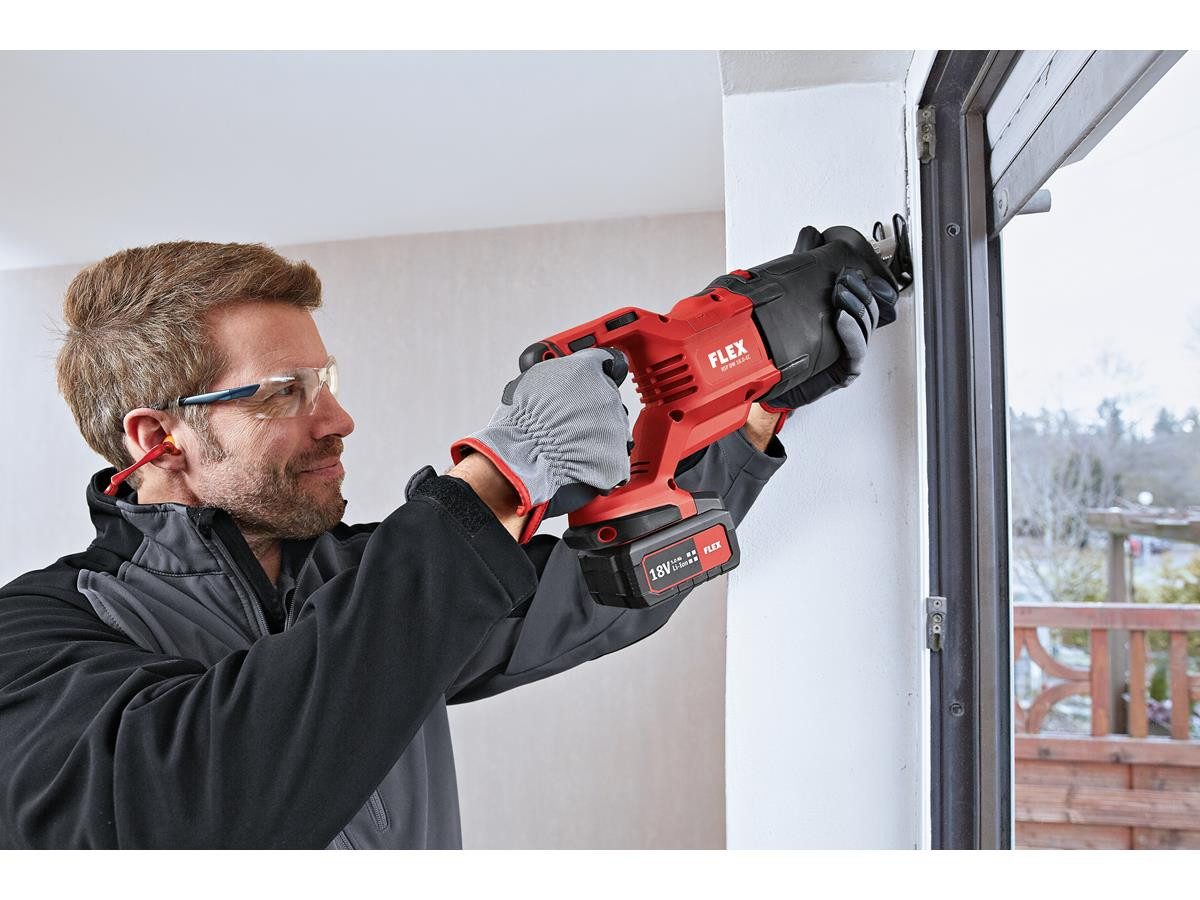 Flex Akku-Säbelsäge RSP DW 18.0-EC, Solo Version im Karton, im Karton, ohne Akku und Ladegerät