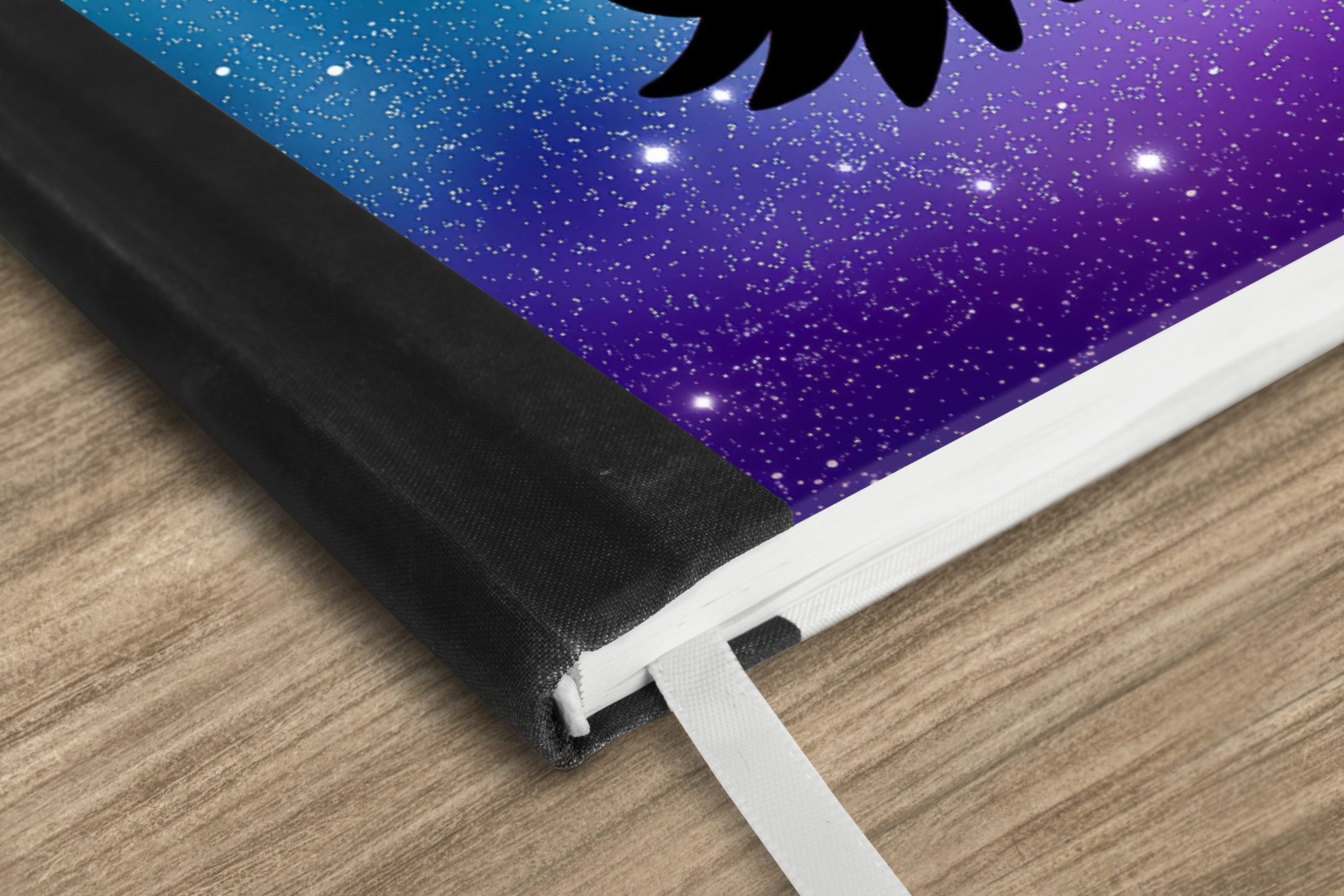 MuchoWow Notizbuch Einhorn - Sternenhimmel - Blau, Notebook, Notizblock a5, Tagebuch, Journal Liniert