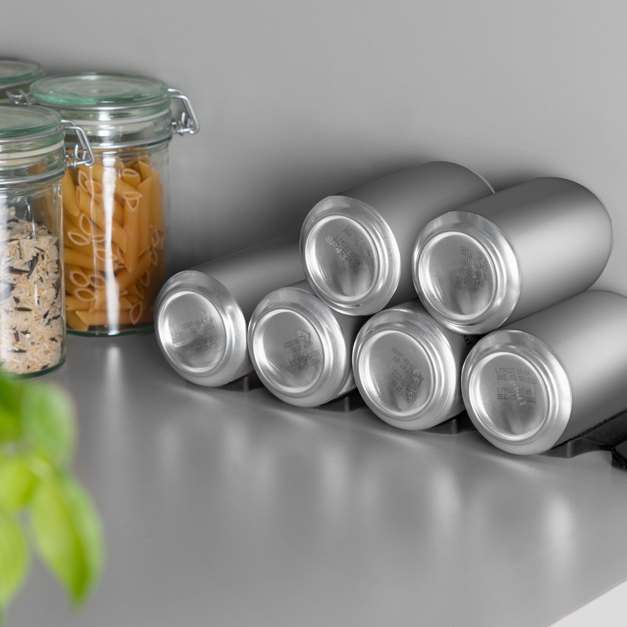 kwmobile Weinregal 1x Faltbarer Flaschenhalter Kühlschrank Schrank, 1-tlg., günstig online kaufen