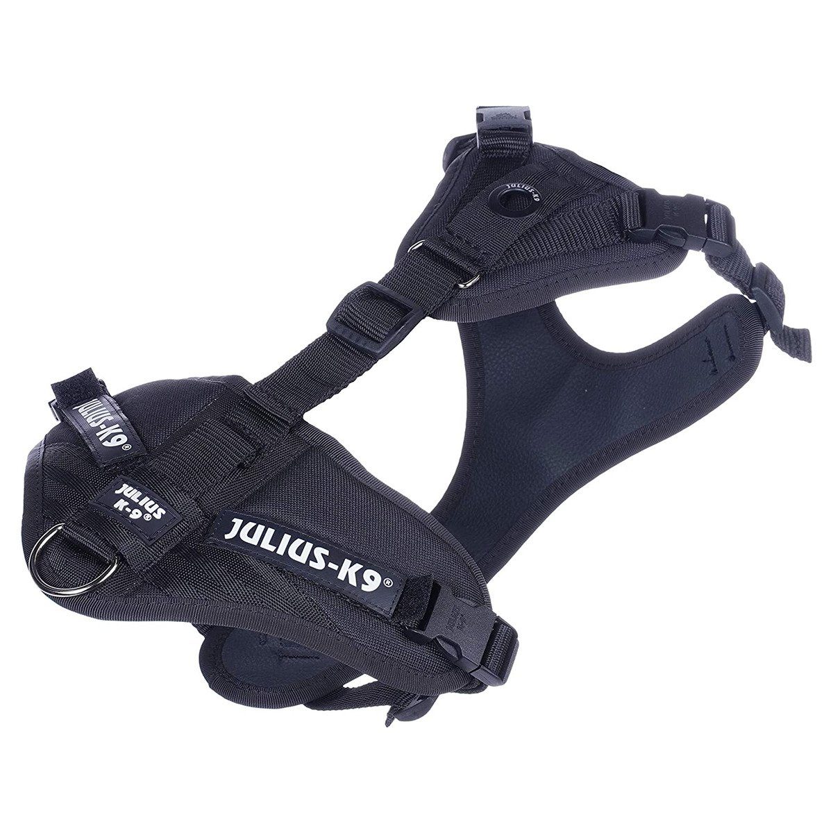 Julius-K9 Hunde-Geschirr Mantrailing Geschirr schwarz