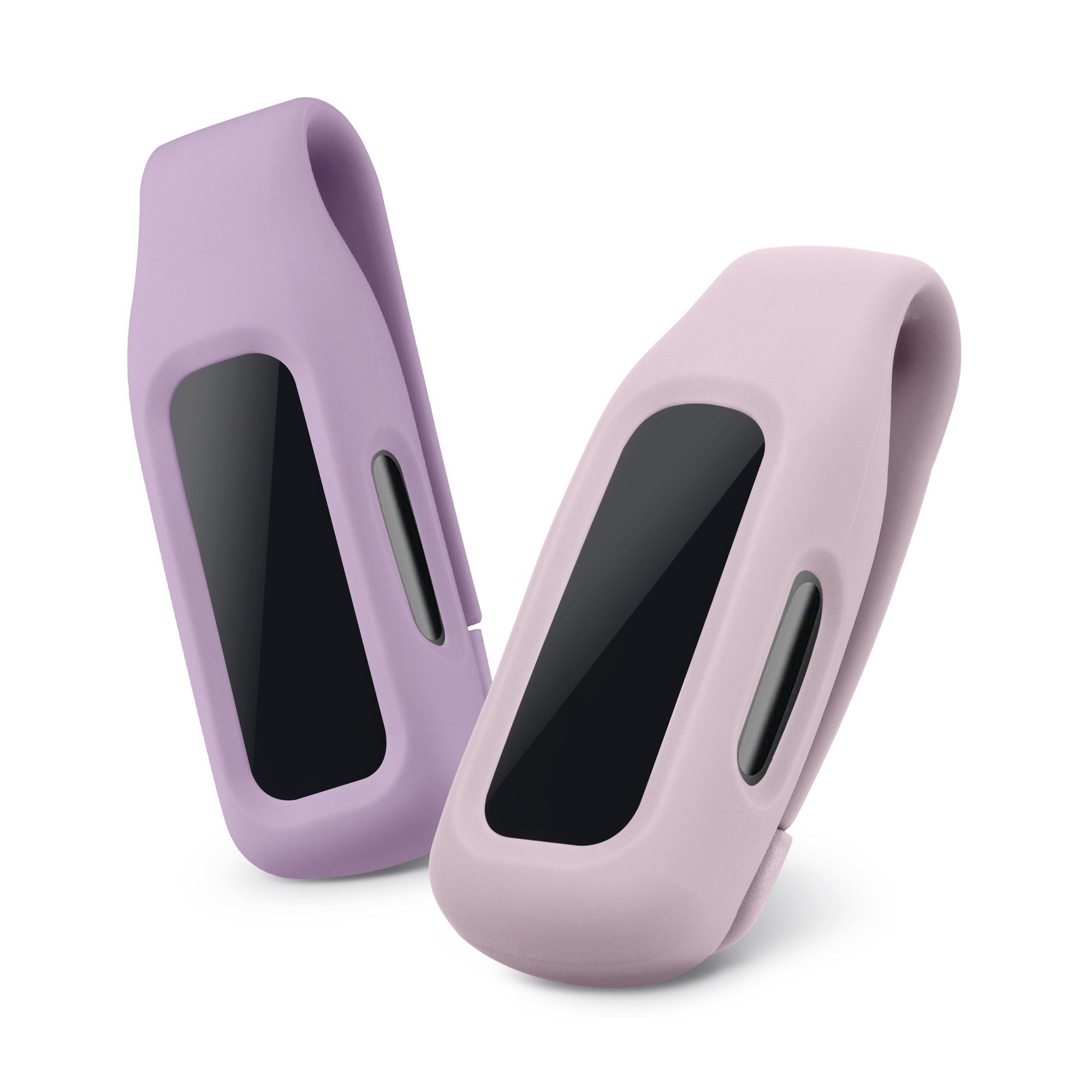 kwmobile 2x Clip Halter für Fitbit Inspire 3 / Inspire 2 / Ace 3 Smartwatch, 2-tlg., Silikon Fitnesstracker Holder
