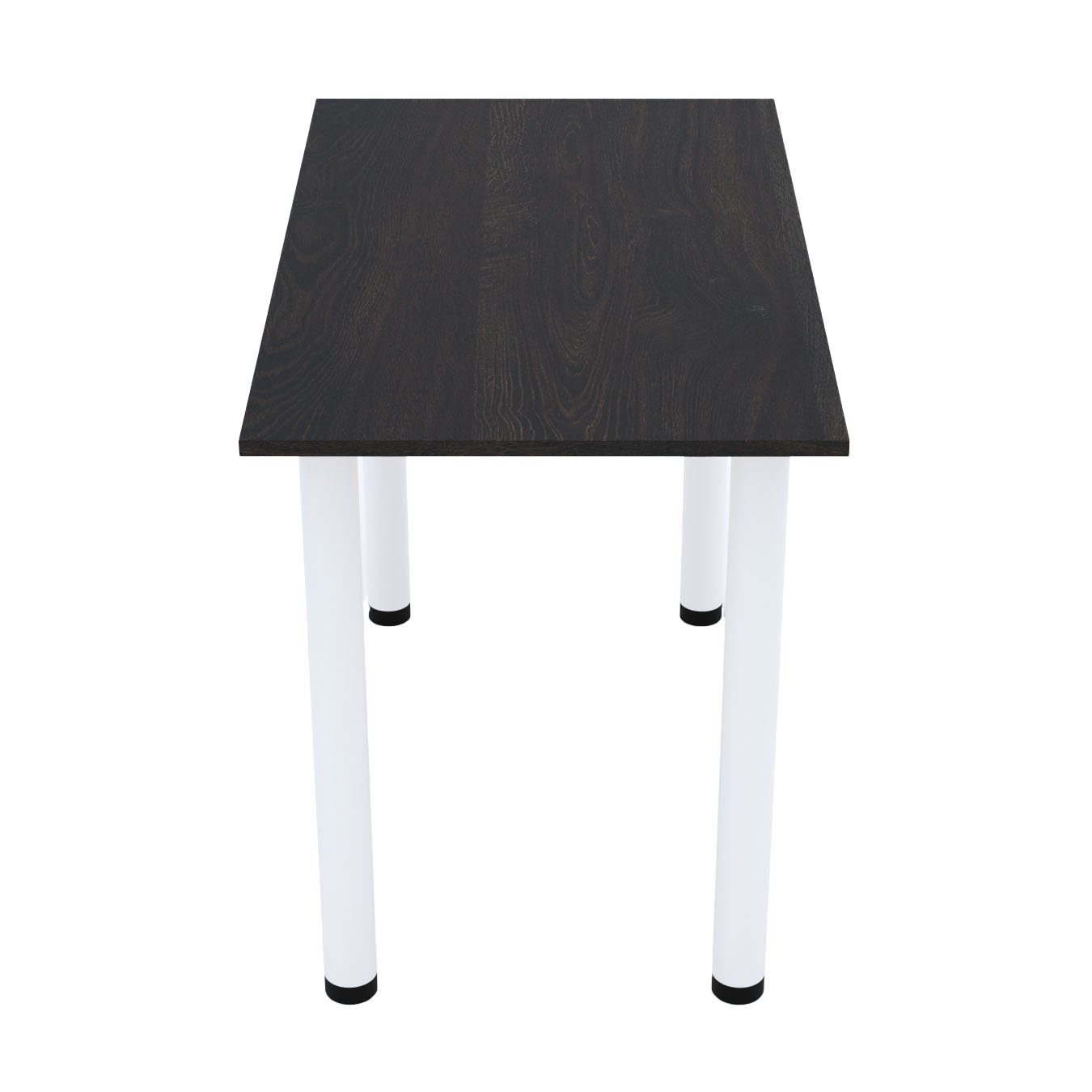 AKKE Esstisch, Esszimmertisch mit Beinen PVC Küchentisch Gewürzte Eiche Bürotisch 2mm weißen