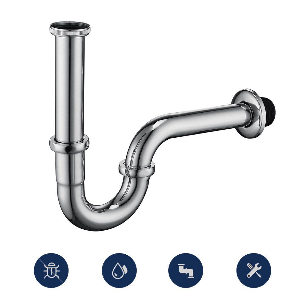 HOMELODY Siphon Universal Siphon für Waschbecken günstig online kaufen
