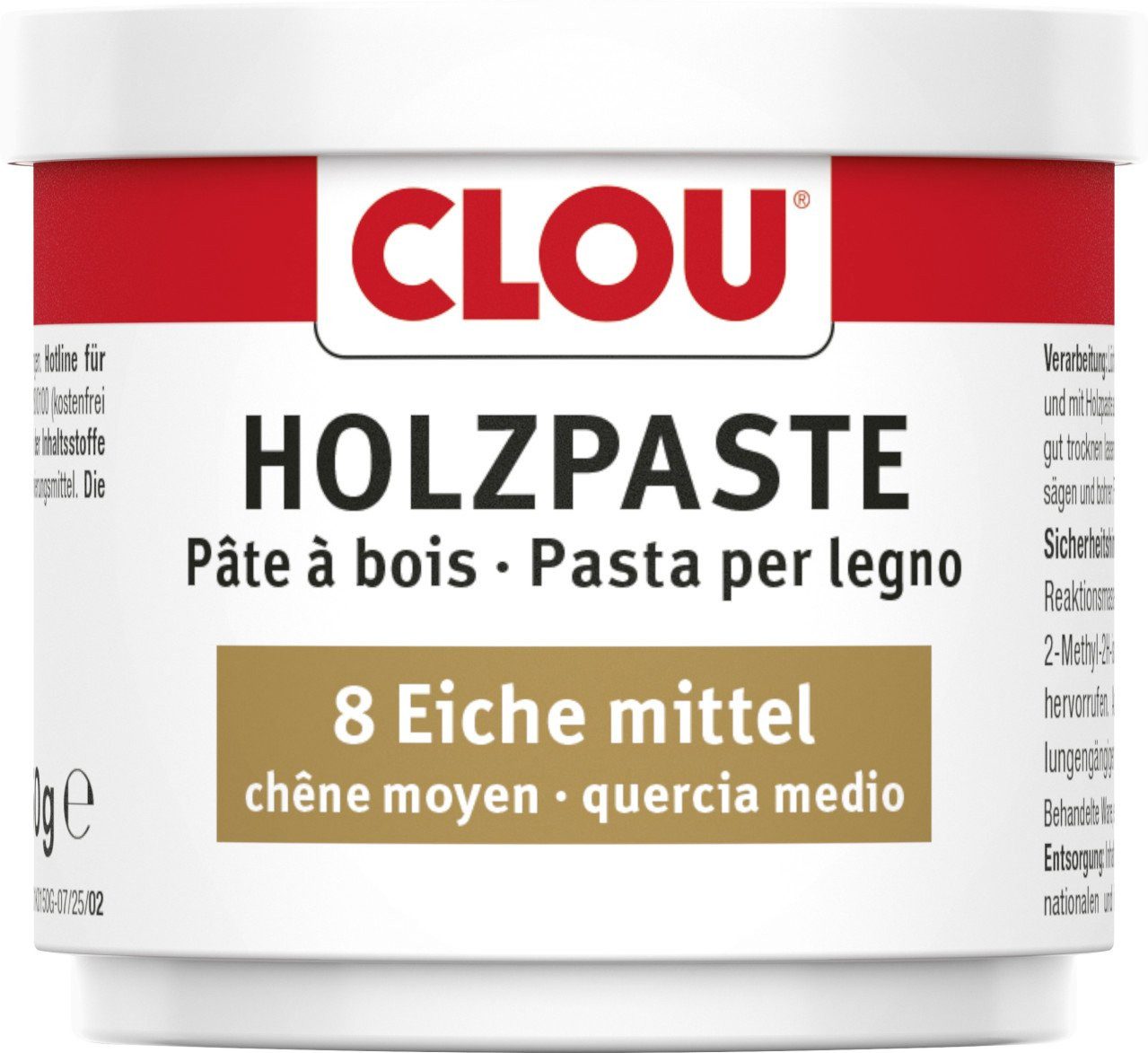 CLOU Clou Holzpaste 150 g eiche mittel Schutzwachs