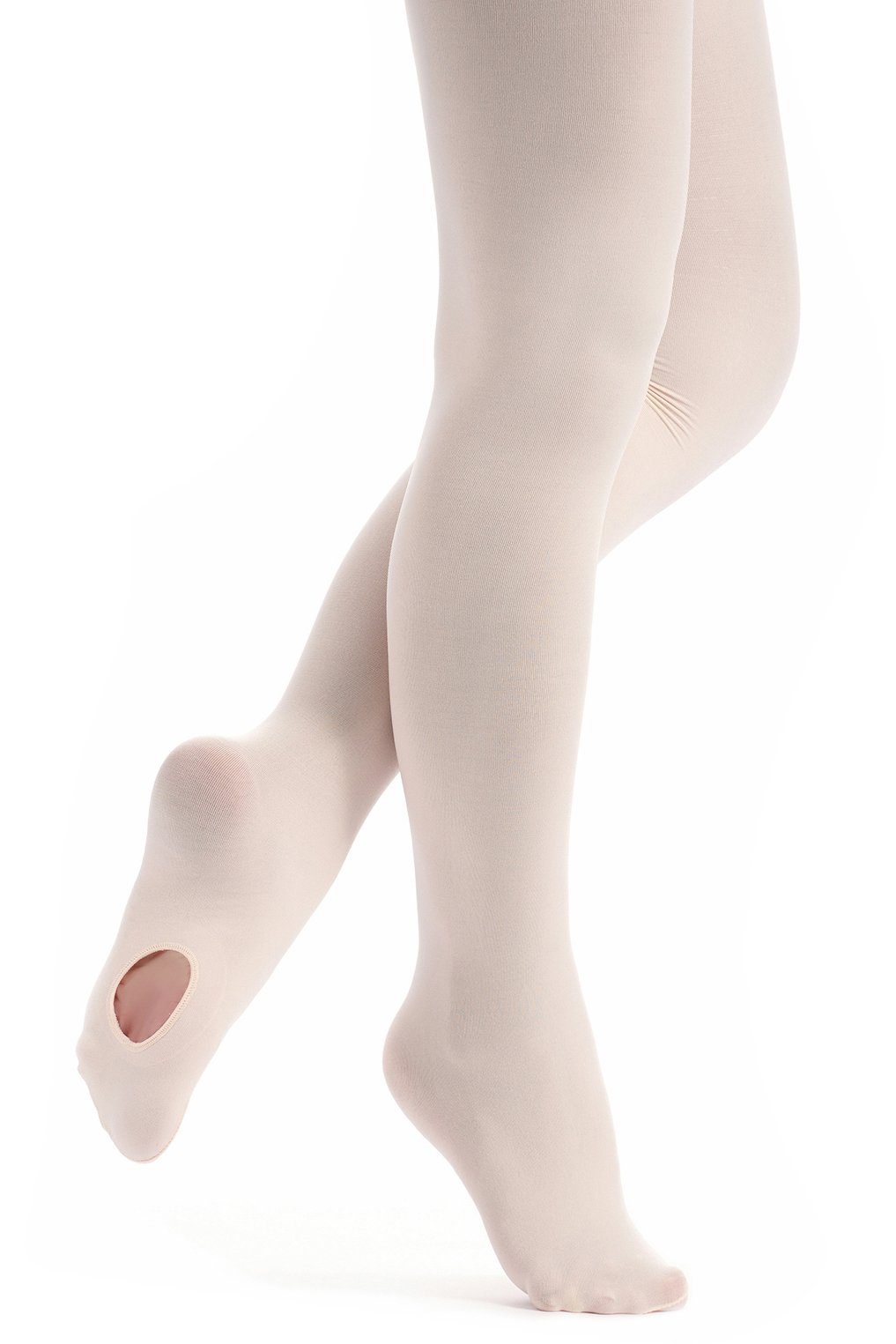 tanzmuster Strumpfhose Ballett Strumpfhose Dana für Mädchen mit Ballenloch wunderbar weich, kein Kratzen und Rutschen, äußerst strapazierfähig