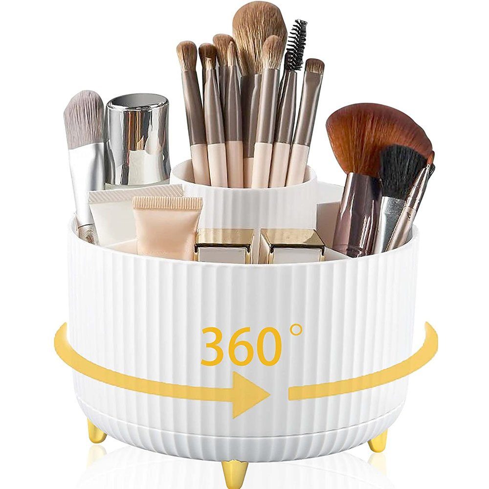 NUODWELL Make-Up Organizer Kosmetik-Aufbewahrungsbox, um 360° drehbare Aufb günstig online kaufen