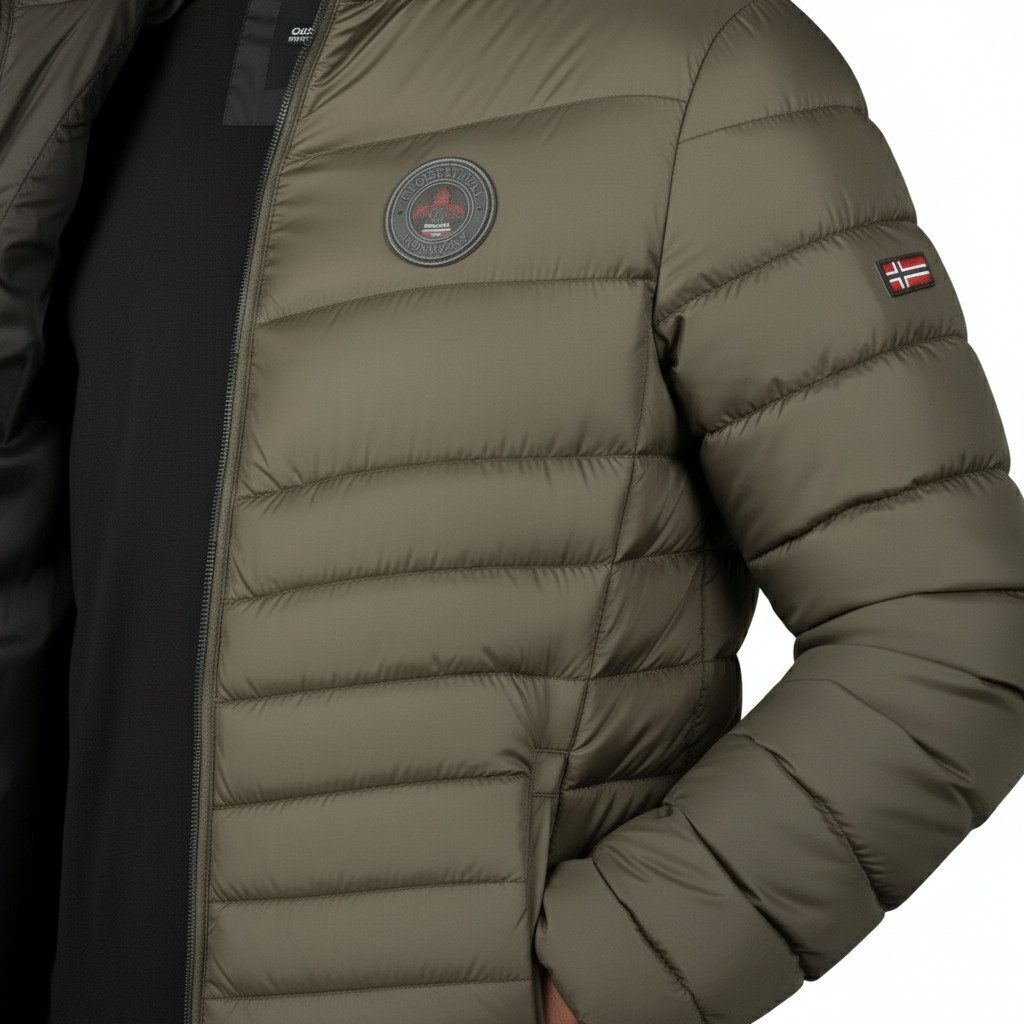 Geographical Norway Steppjacke Hochwertige Outdoorjacke BARTINE (1-St) Steppjacke ohne Kapuze Herbst Übergangs Jacke