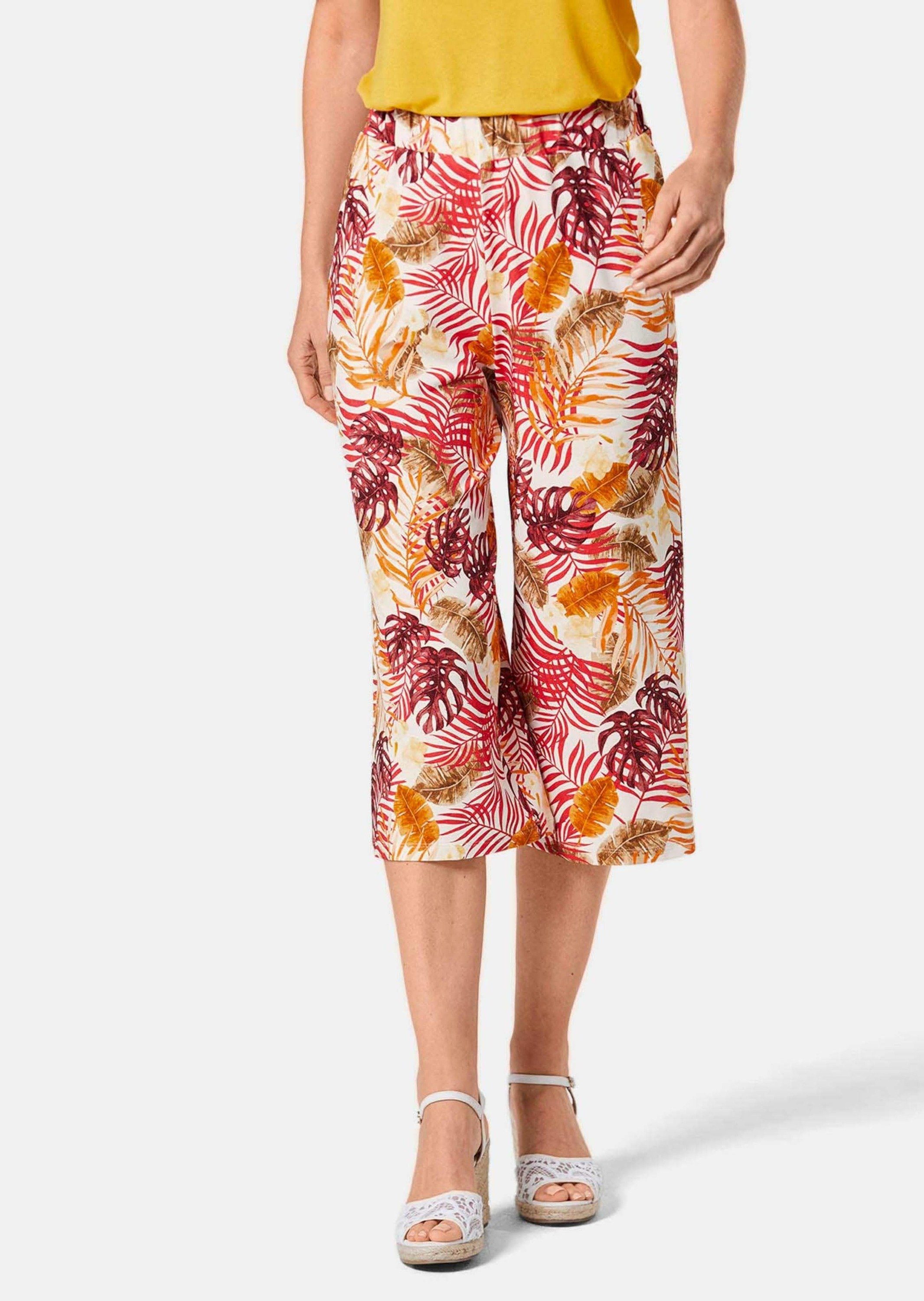 GOLDNER Stoffhose Attraktive Druckhose Louisa mit günstig online kaufen