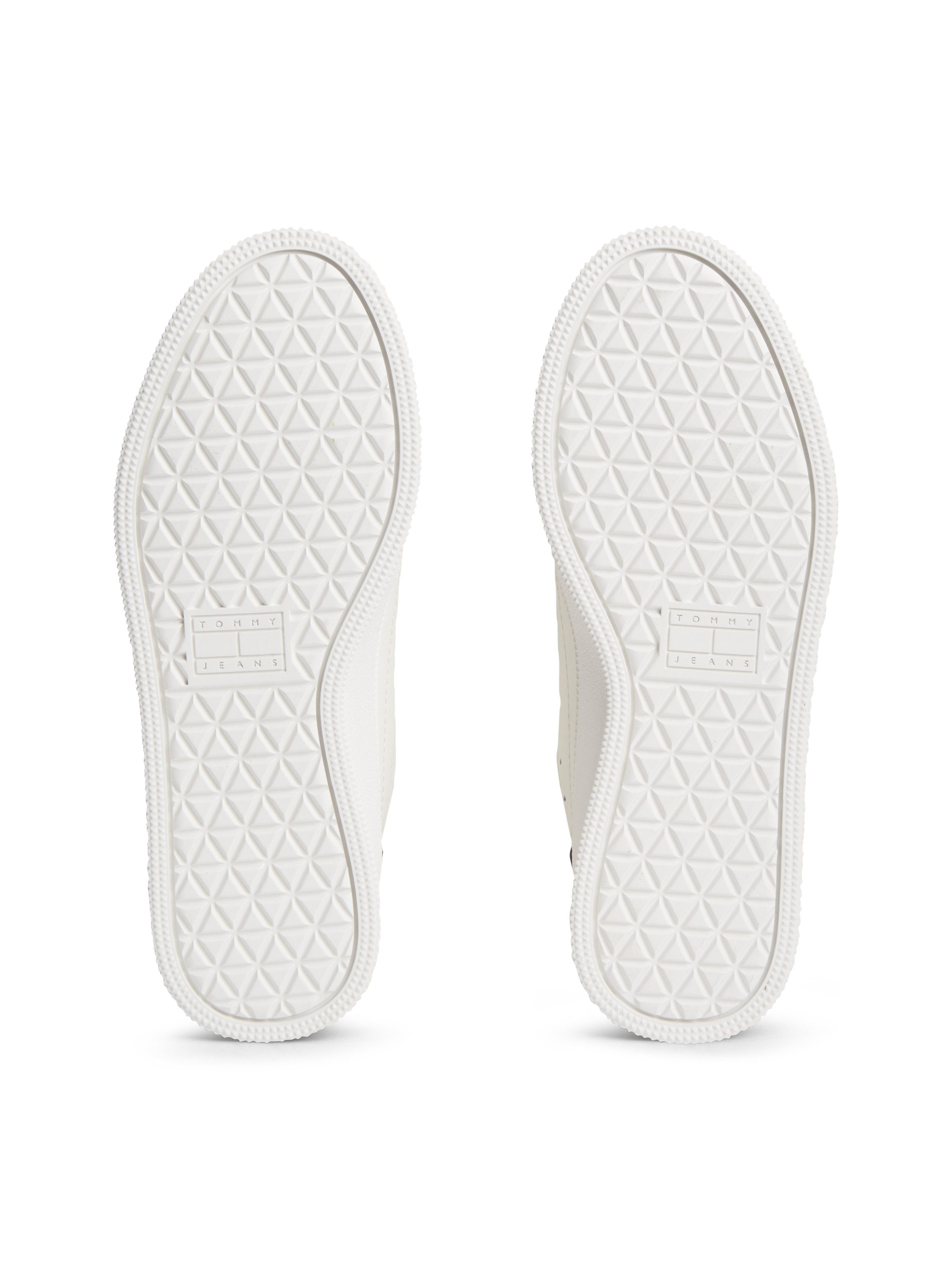 Tommy Jeans THE GREENWICH EDGE LTR Plateausneaker Freizeitschuh, Halbschuh, Schnürschuh mit Schaftrand-Polsterung