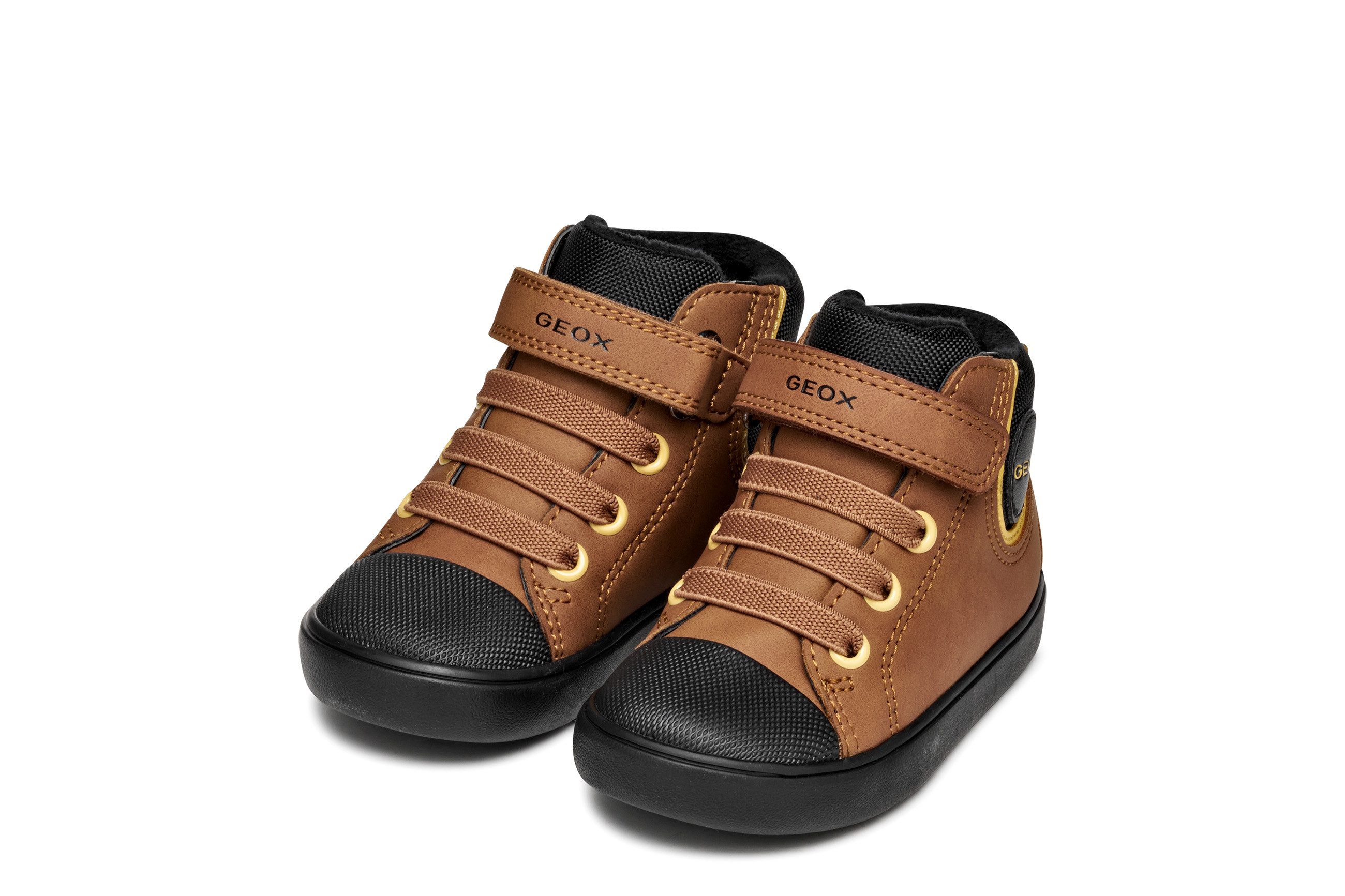 Geox B GISLI BOY Lauflernschuh Winterboots mit Klettverschluss, Größenschablone zum Download