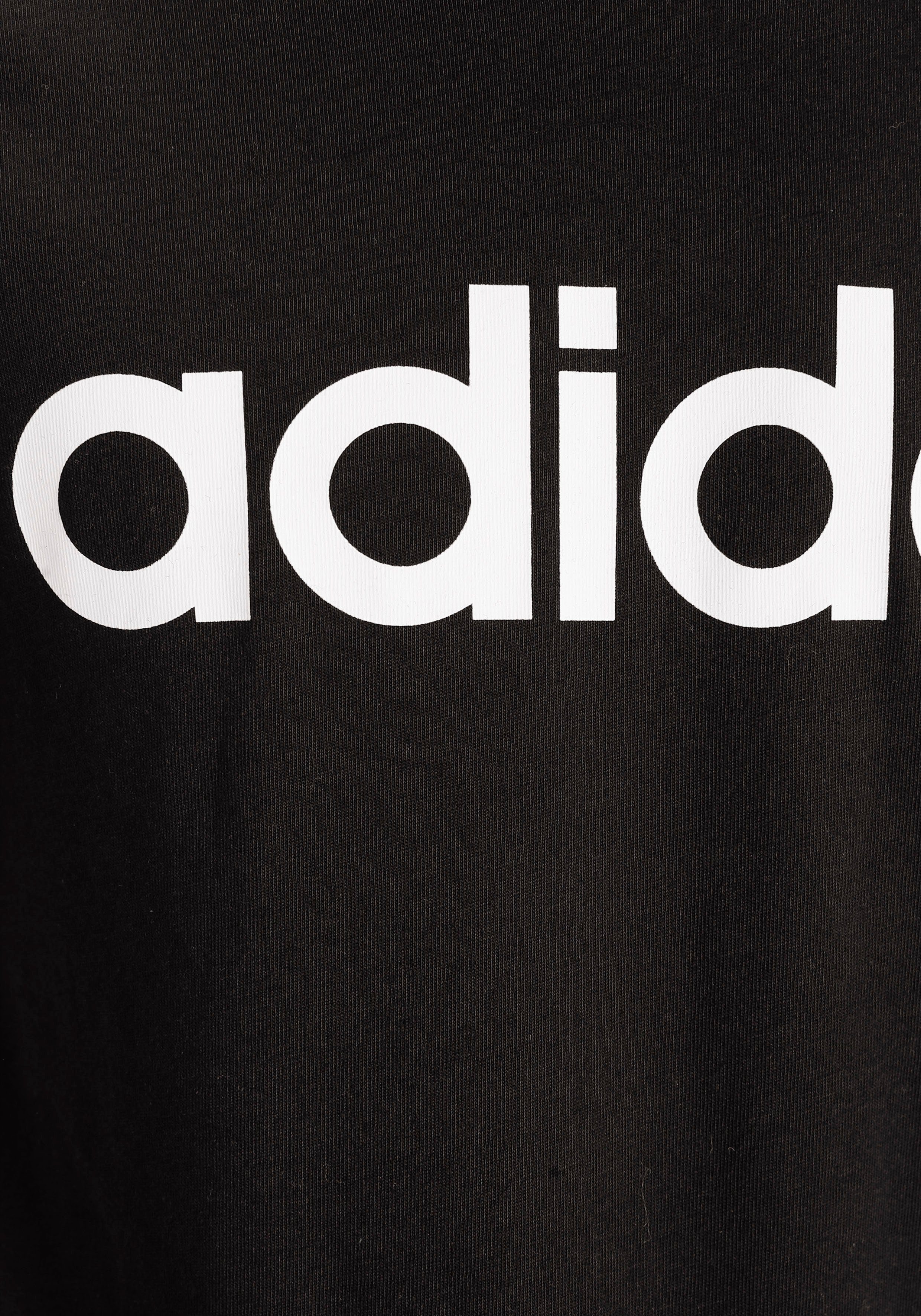 adidas Sportswear T-Shirt ESSENTIALS LINEAR Black LOGO COTTON / White