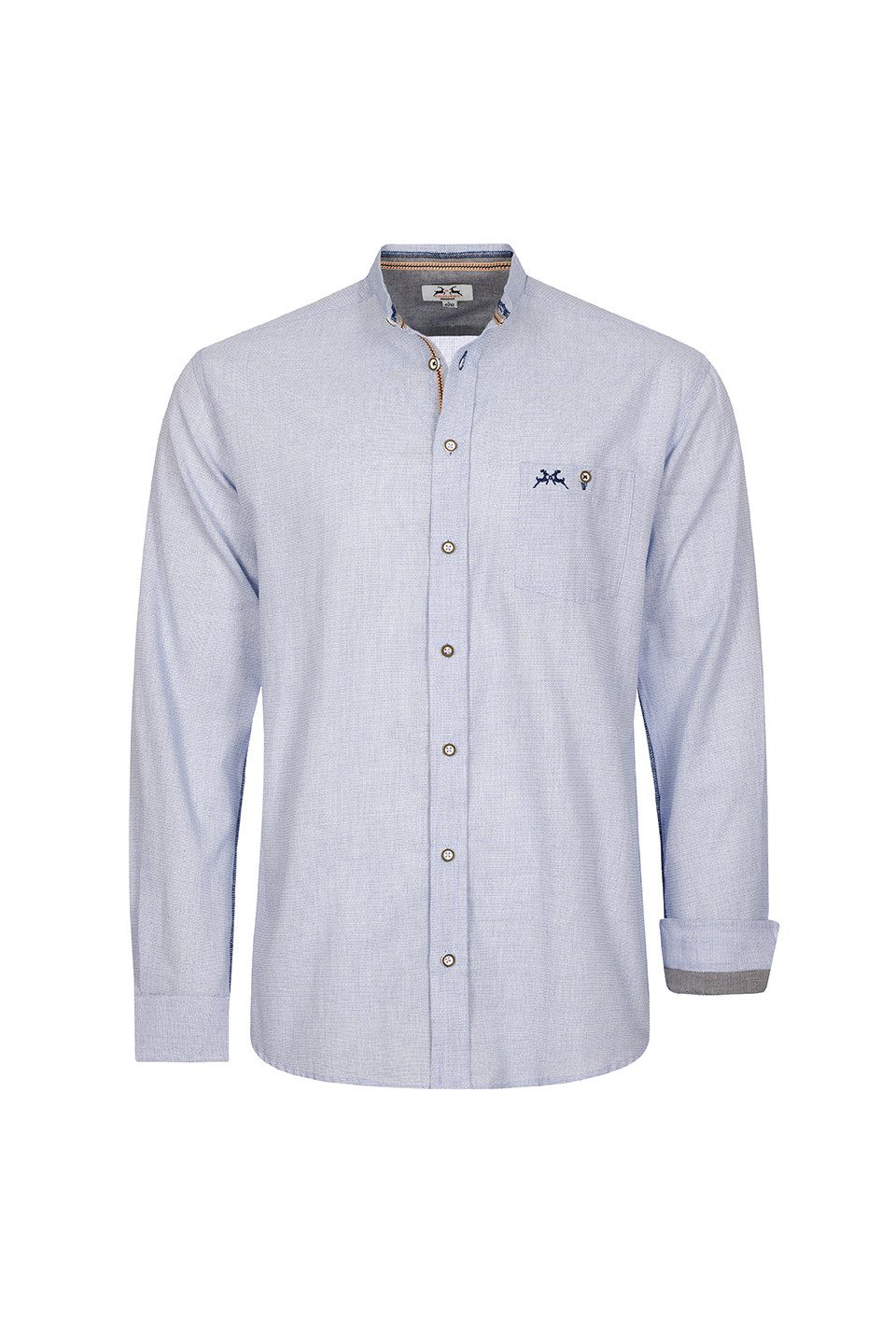 Maddox Trachtenhemd Hemd-77 leicht taillierter Slim Fit-Schnitt