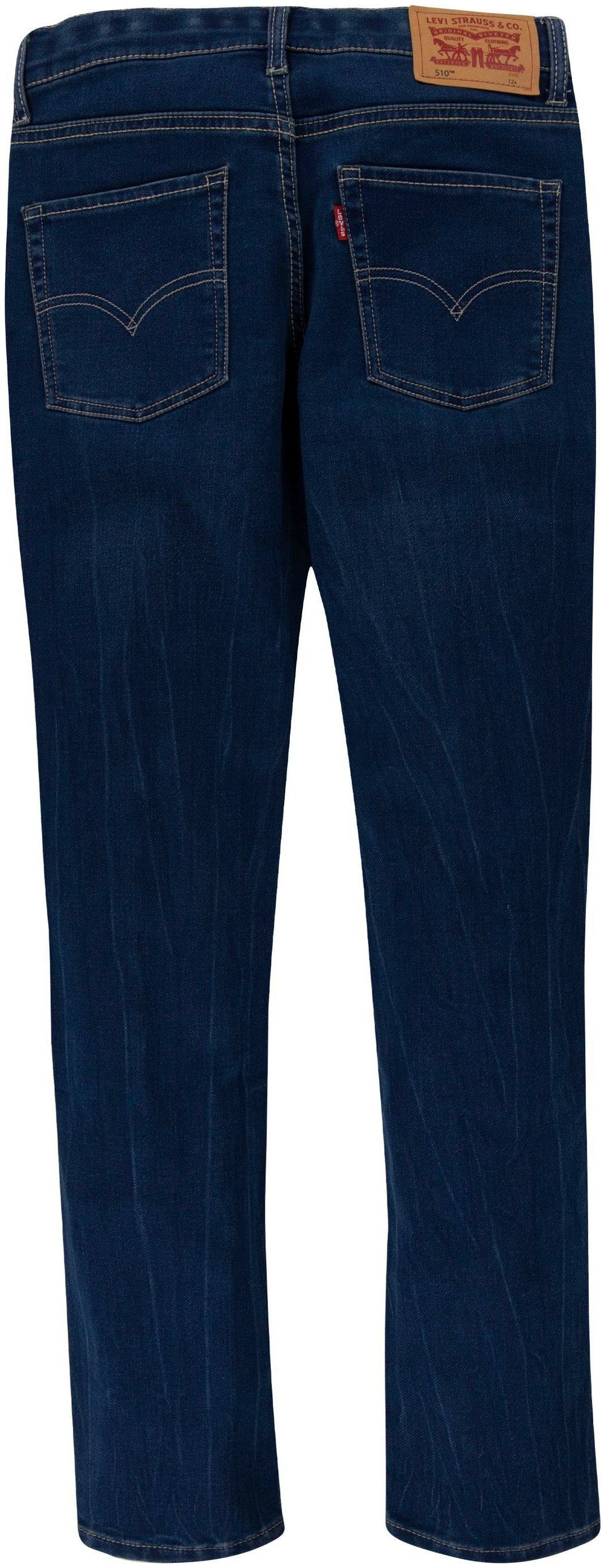 SKINNY for FIT 510 BOYS dark JEANS used indigo Skinny-fit-Jeans Levi's® Kids denim