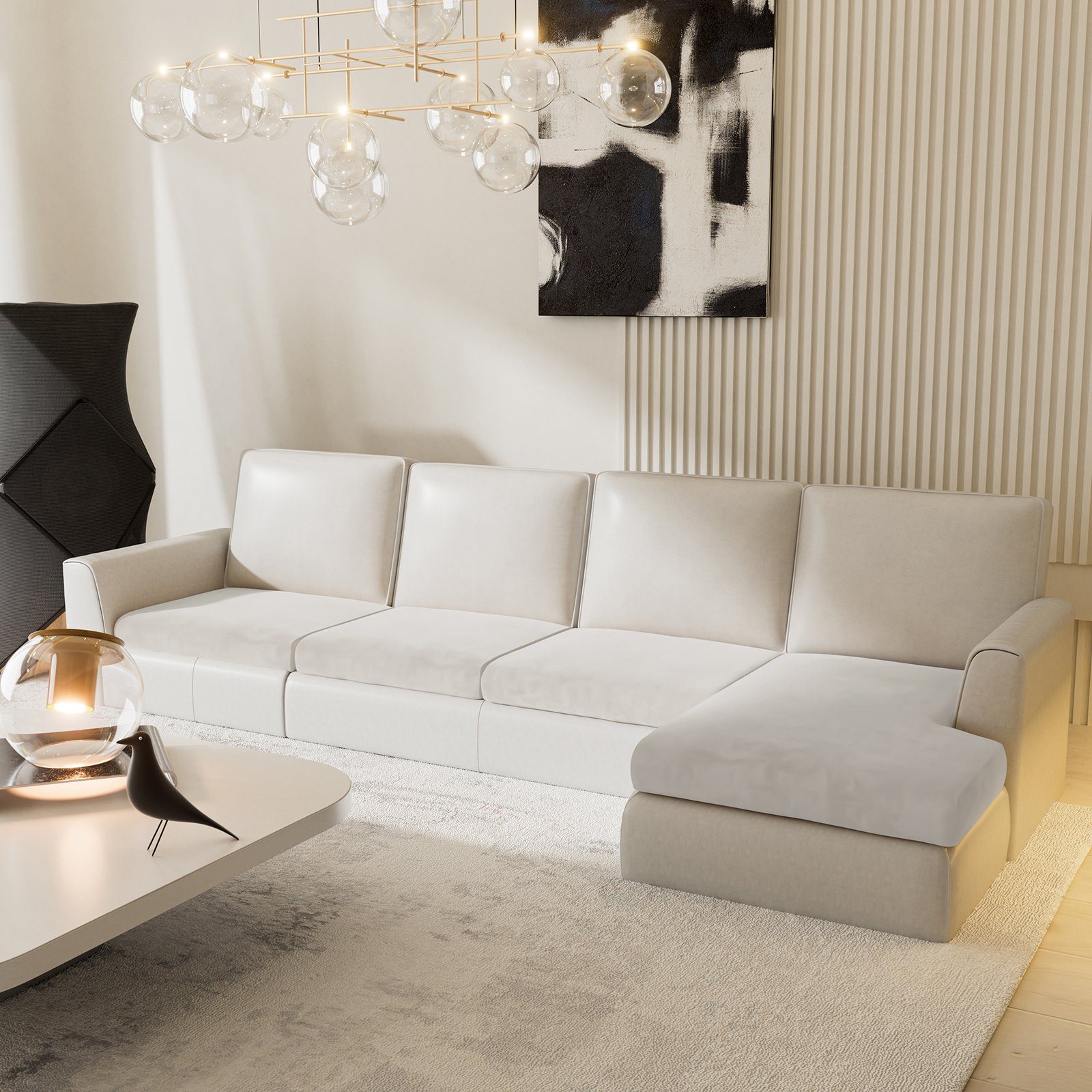 BTTO Sofahusse Samt Sofa 3-tlg. Set günstig online kaufen