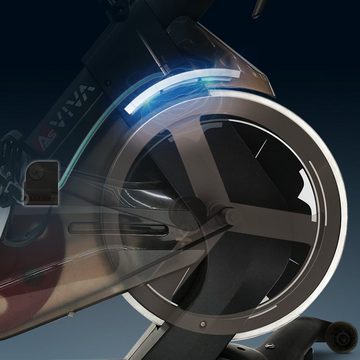 AsVIVA Speedbike Indoor Cycle AsVIVA S15 Bluetooth, Fitness App kompatibel, SPD Klickpedale Shimano kompatibel