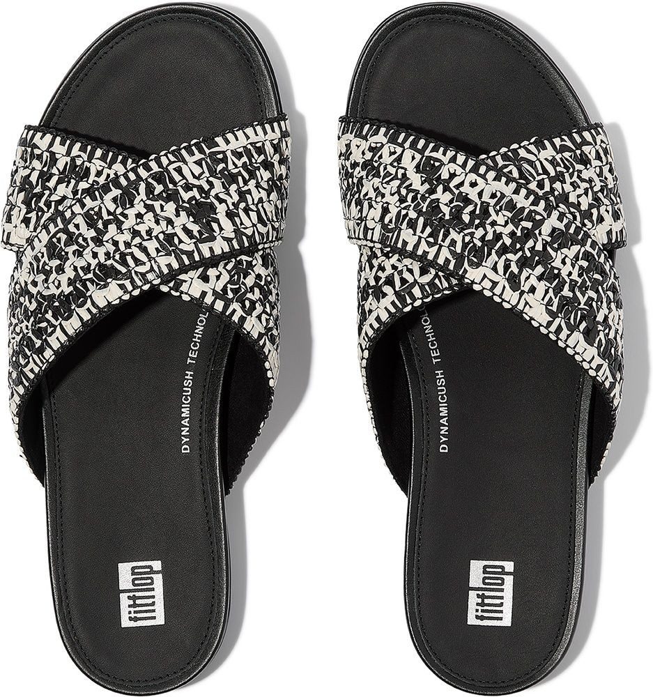 Fitflop Gracie Woven Cross Slides Sandale