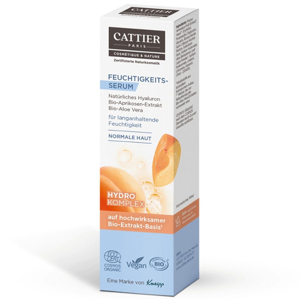Cattier Paris Gesichtspflege Feuchtigkeits-Serum, 20 ml