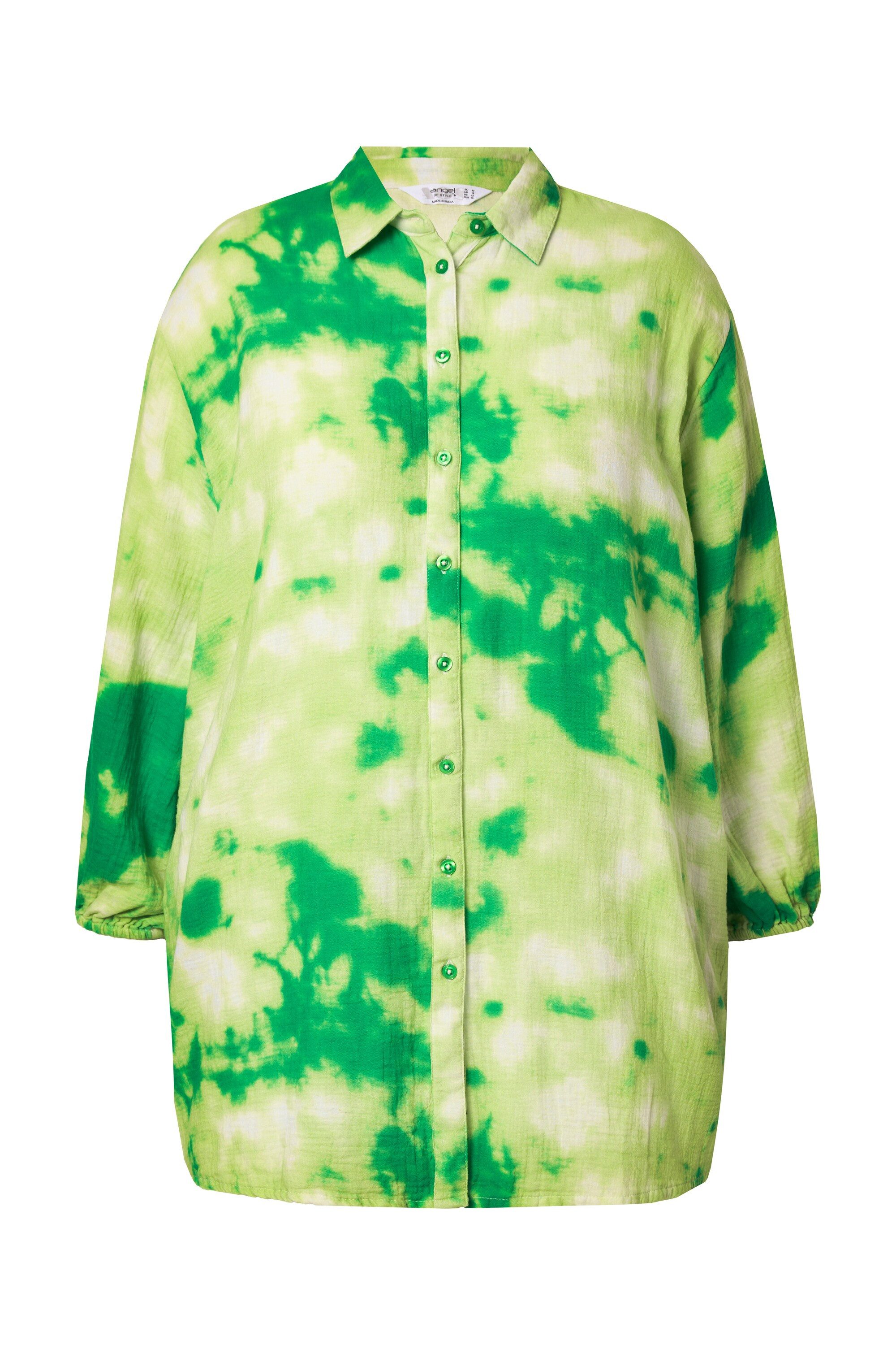 Angel of Style Hemdbluse Musselin-Hemdbluse Batikmuster günstig online kaufen