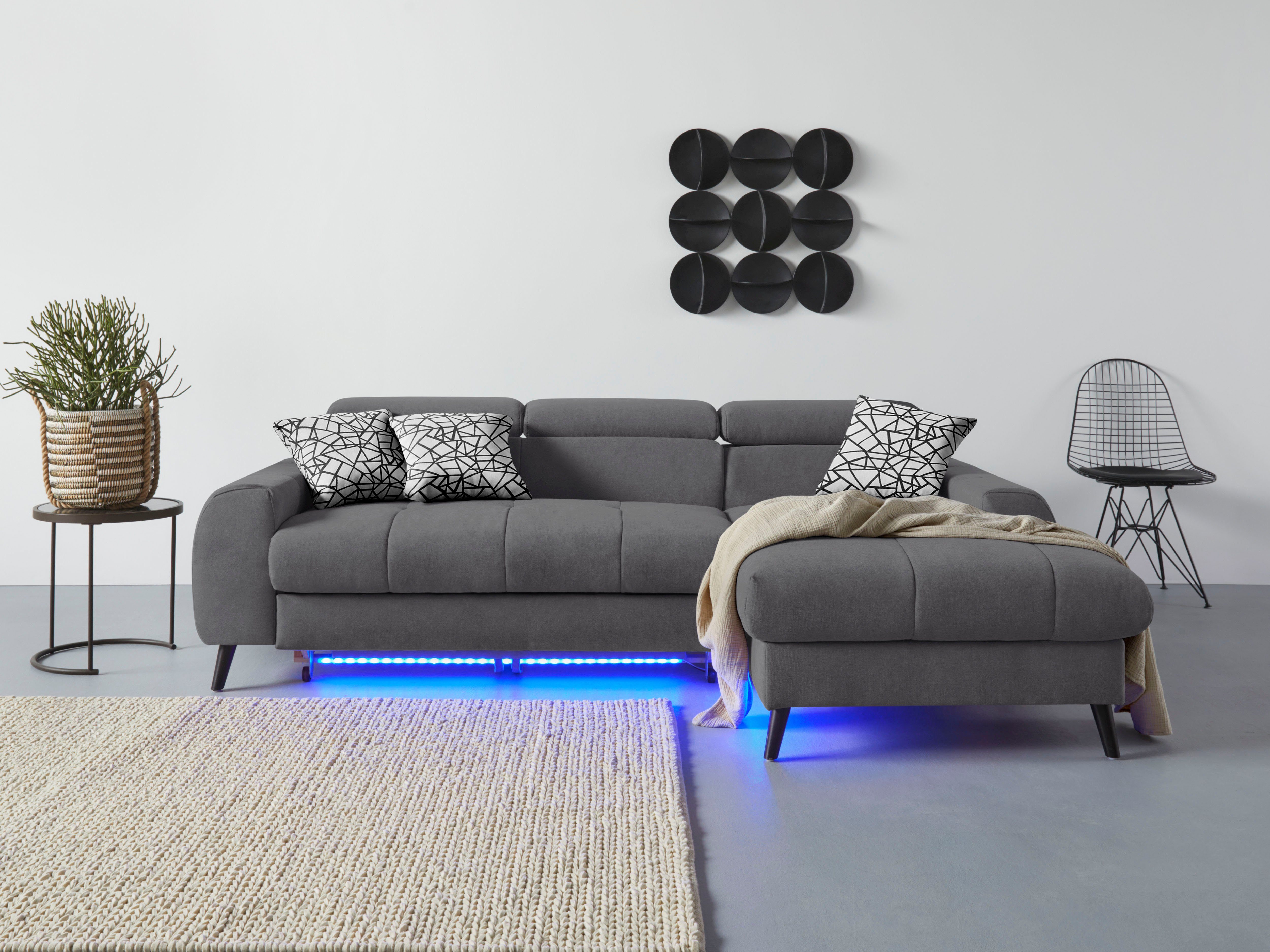 COTTA Ecksofa Mia L-Form mit 3 günstig online kaufen