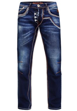 Rusty Neal Straight-Jeans RUBEN im angesagten Vintage-Design