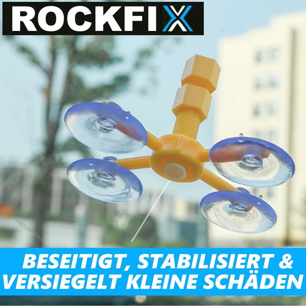 Reparatur Windschutzscheiben Steinschlag Set Steinschlagreparatur, Kit ROCKFIX MAVURA Reparatur Glas Glas-Reparaturset Frontscheibe repair