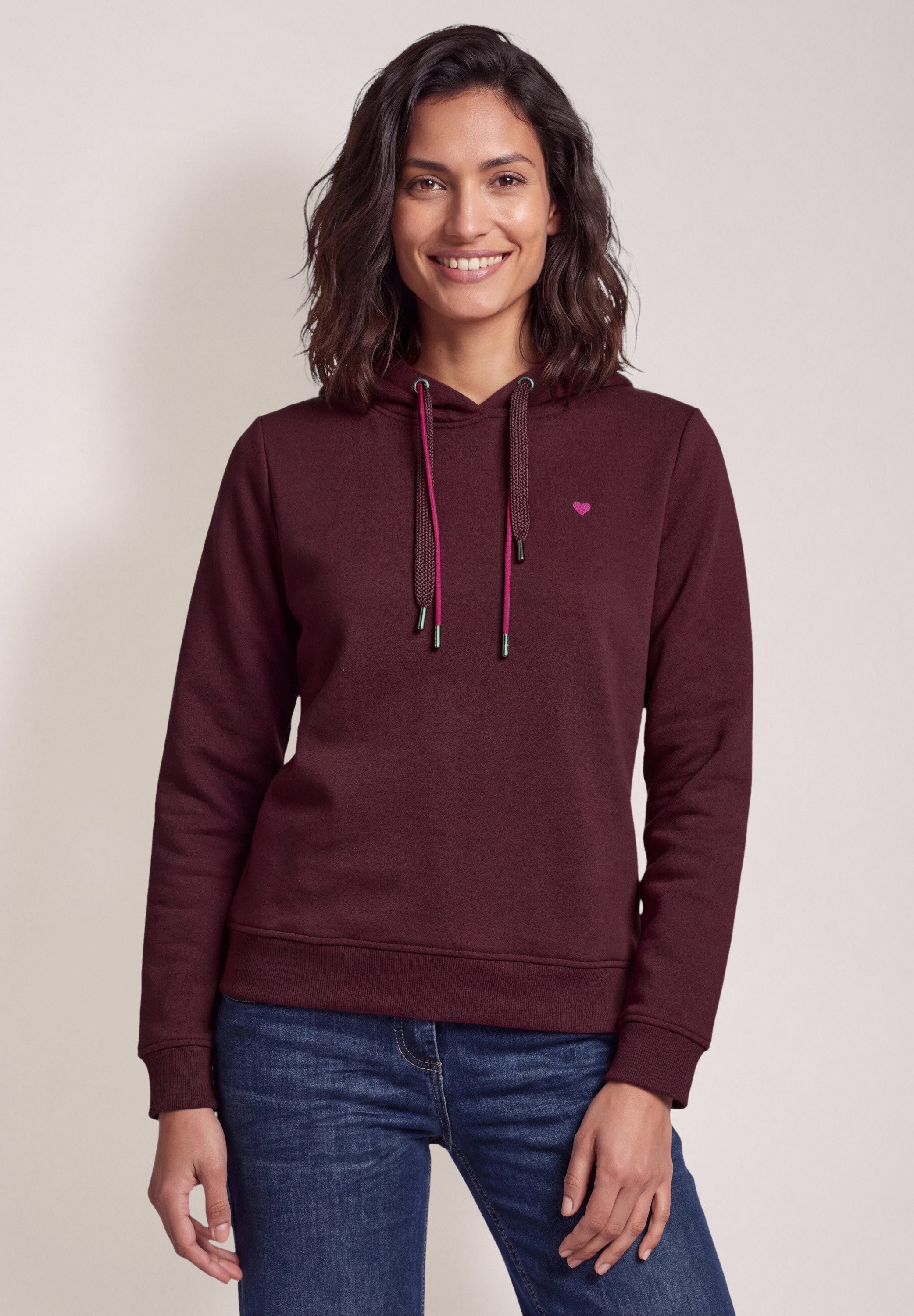 CECIL Hoodie im soften Baumwoll-Mix