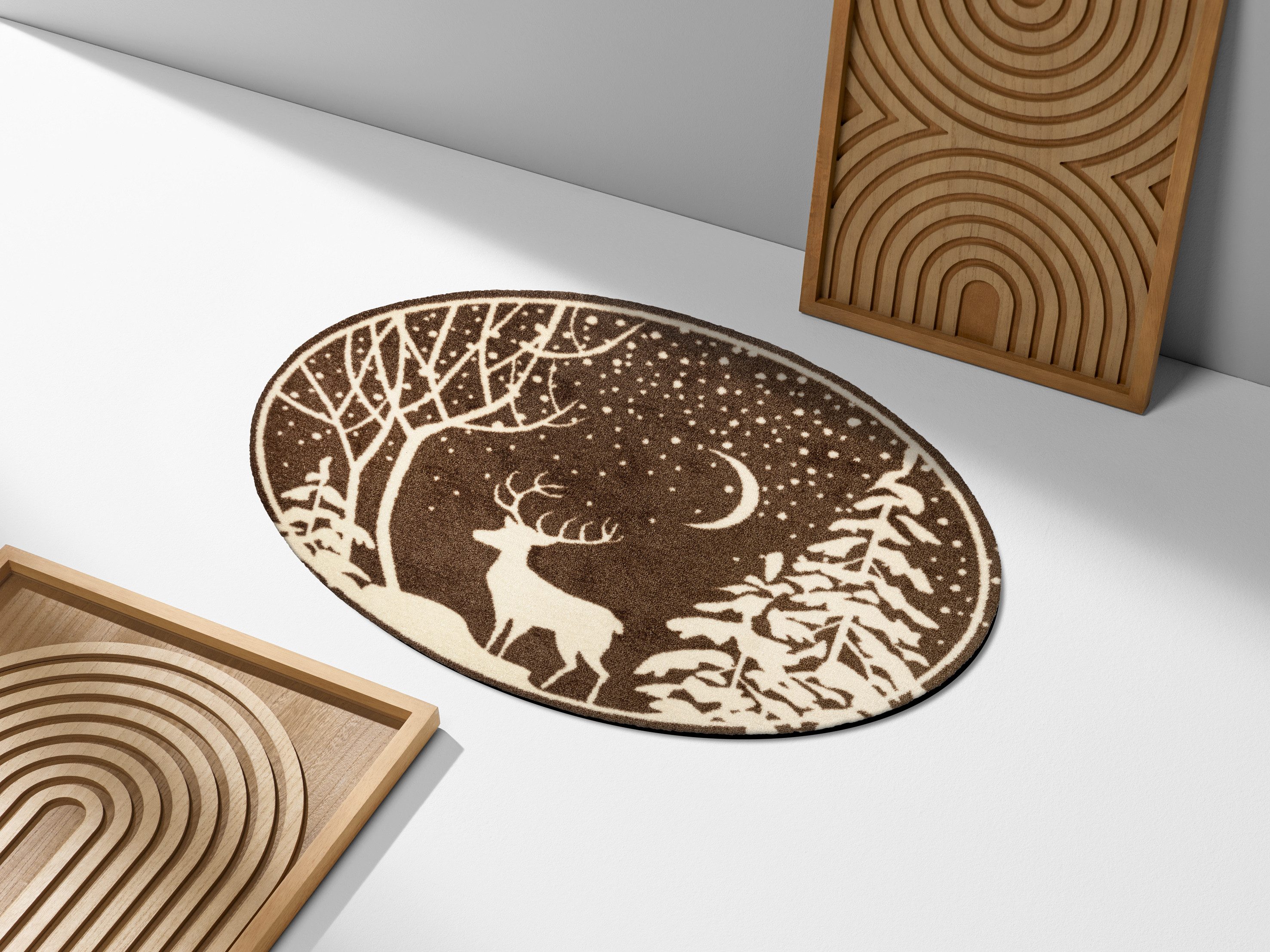 wash+dry by Kleen-Tex Fußmatte In the Moonlight, rechteckig, Höhe: 8 mm günstig online kaufen